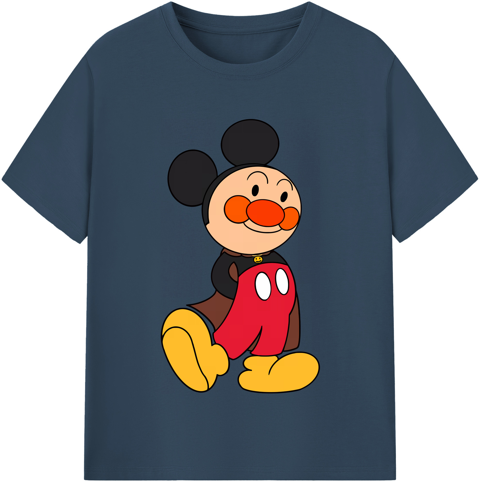 （画像用） アンパンマン Anpanman レディースカジュアルプリントTシャツ（綿100％）