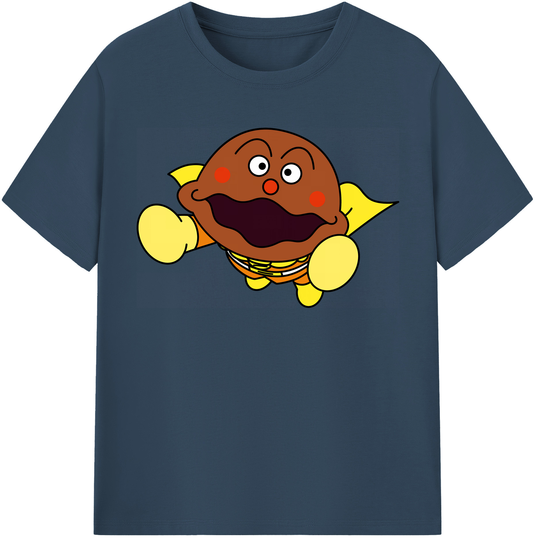 （画像用） アンパンマン Anpanman レディースカジュアルプリントTシャツ（綿100％）