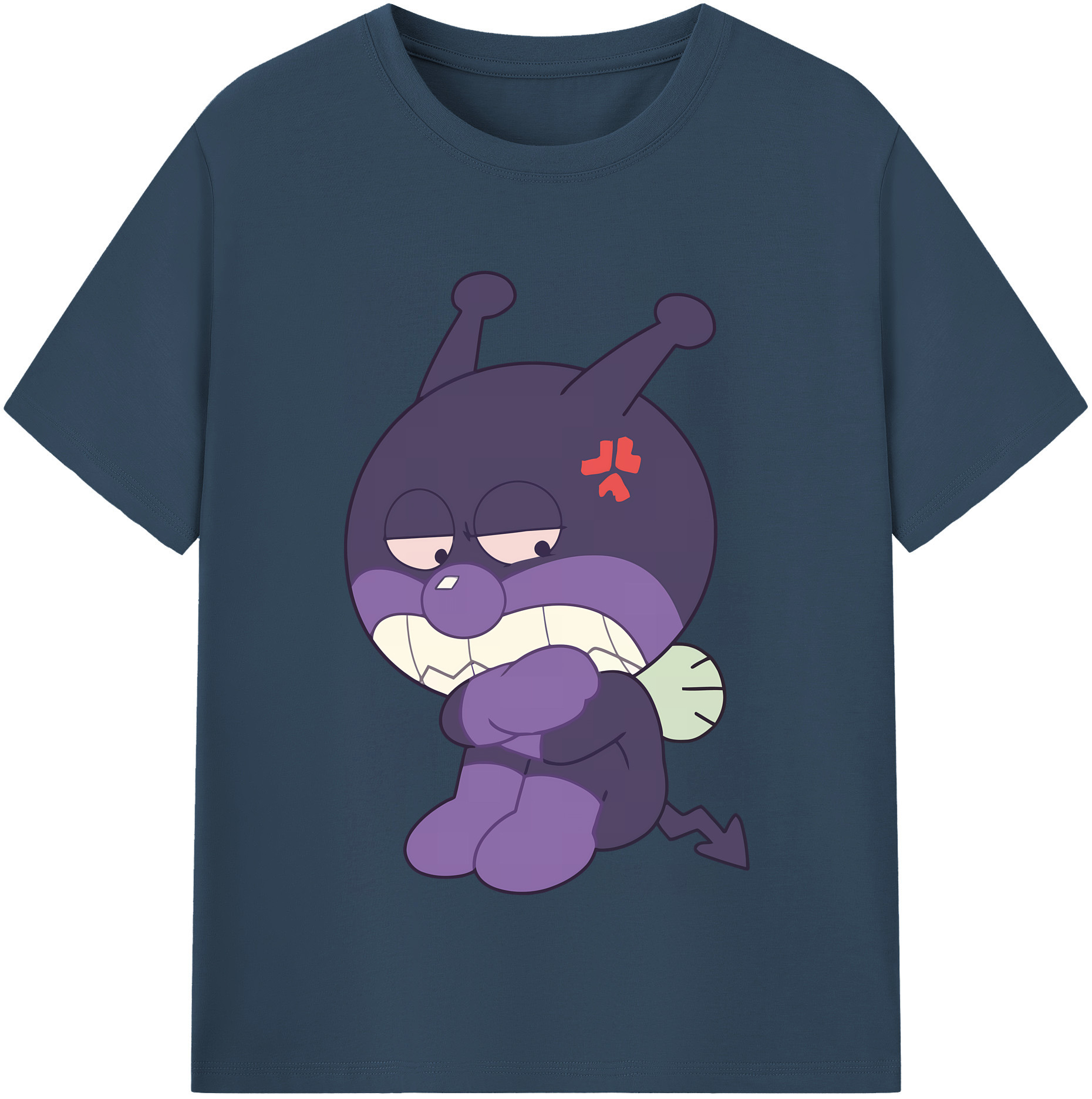 （画像用） アンパンマン Anpanman レディースカジュアルプリントTシャツ（綿100％）