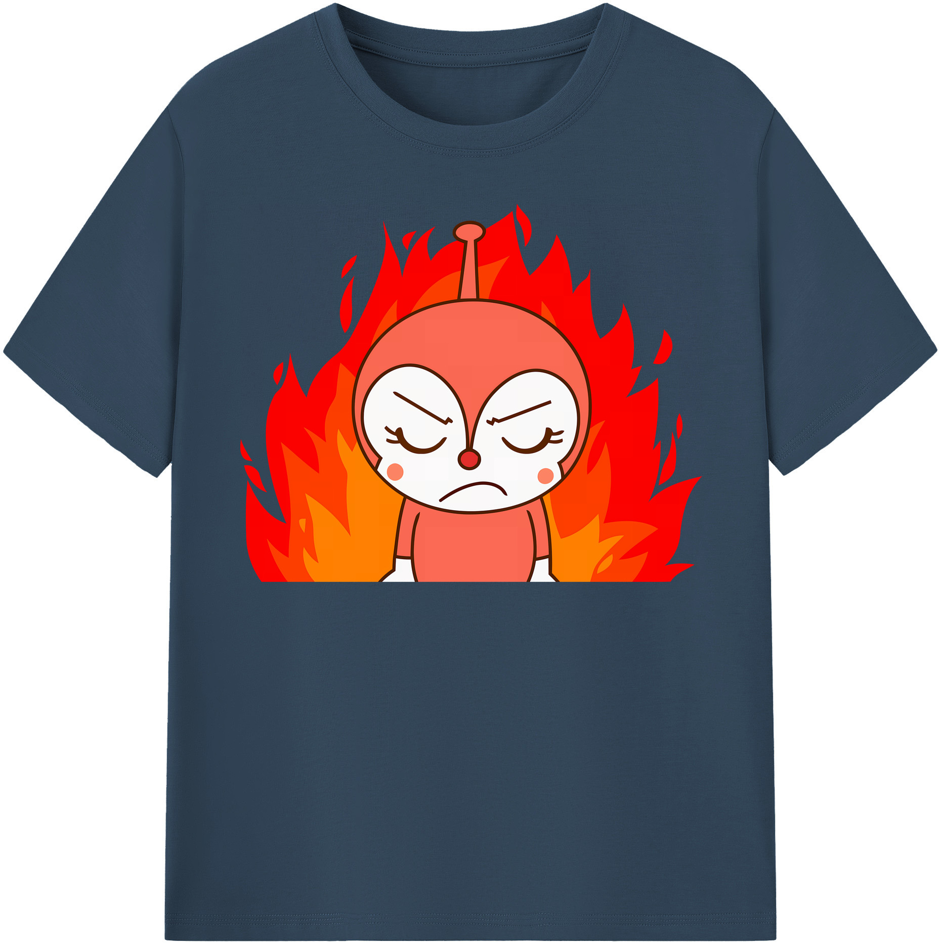 （画像用） アンパンマン Anpanman レディースカジュアルプリントTシャツ（綿100％）