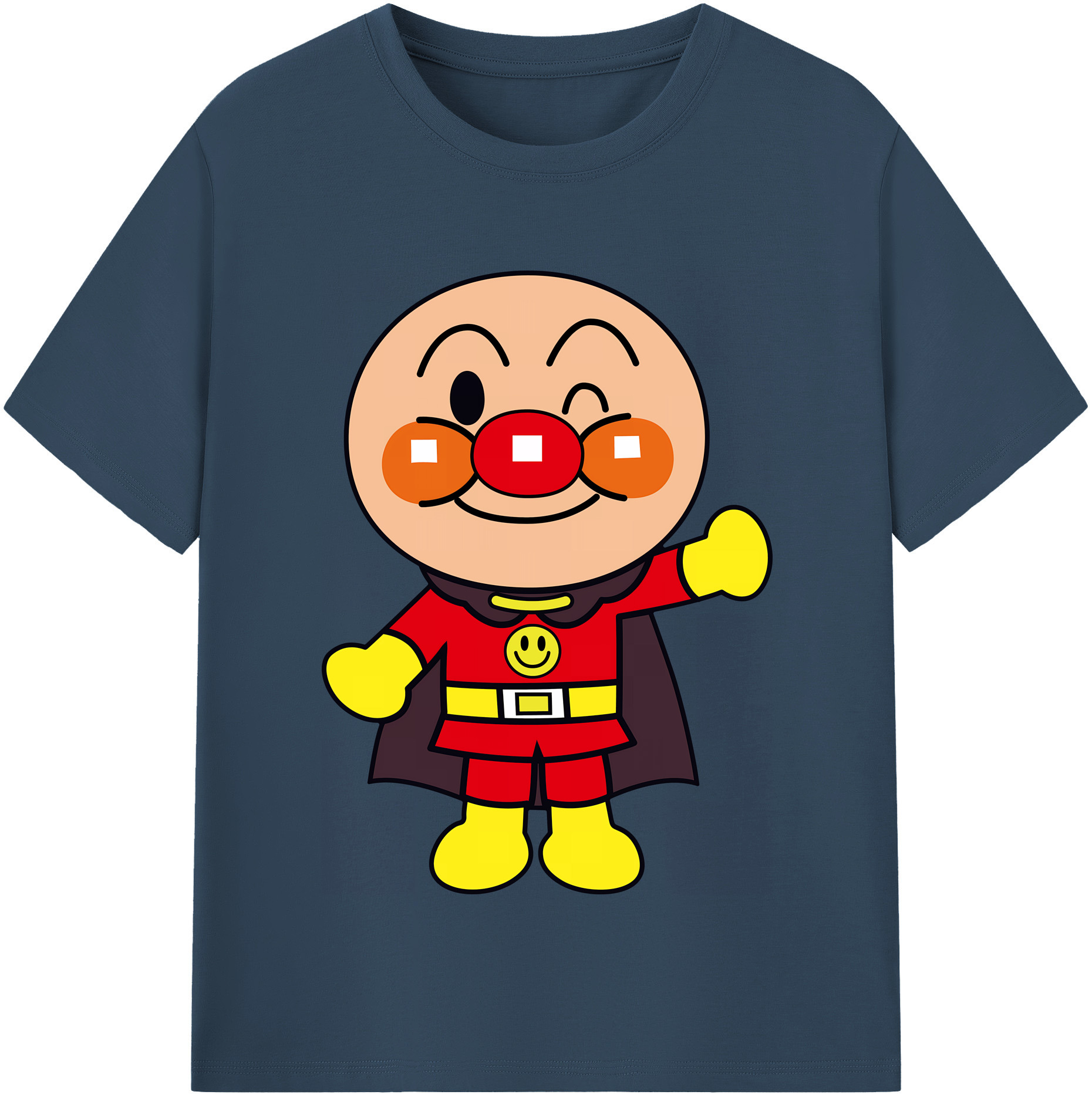（画像用） アンパンマン Anpanman レディースカジュアルプリントTシャツ（綿100％）