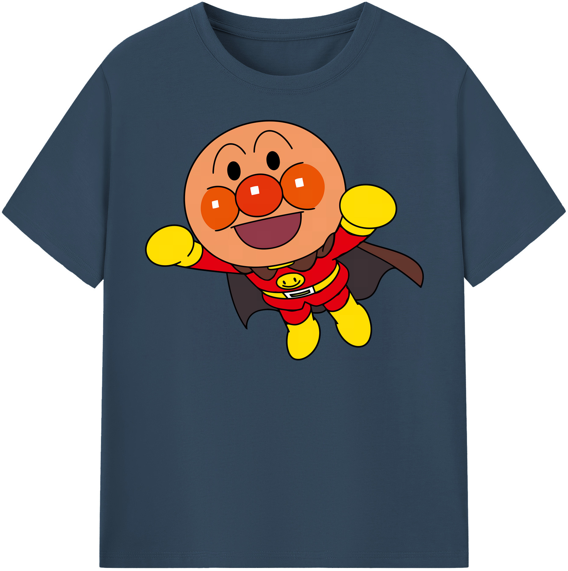 （画像用） アンパンマン Anpanman レディースカジュアルプリントTシャツ（綿100％）