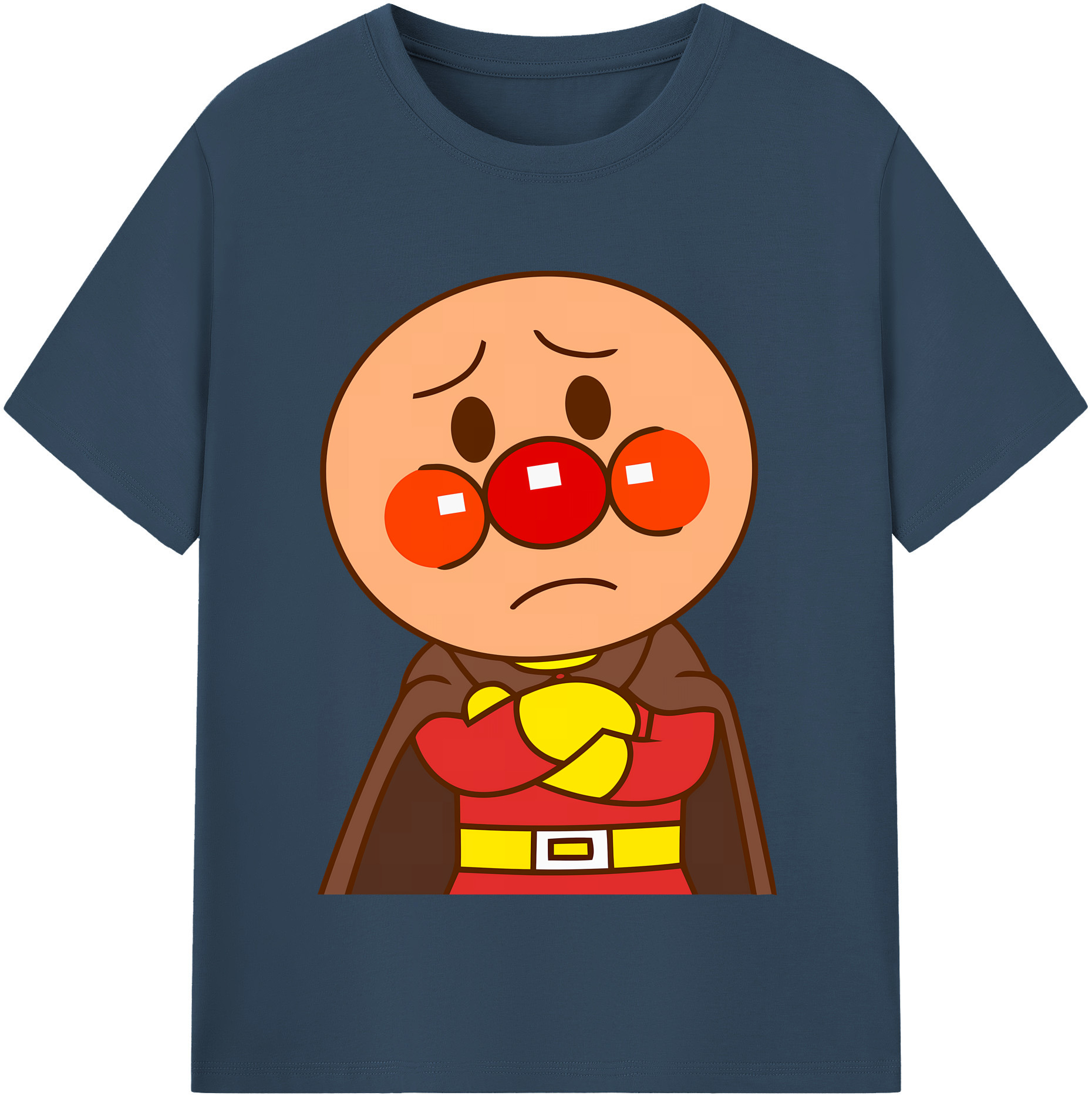 （画像用） アンパンマン Anpanman レディースカジュアルプリントTシャツ（綿100％）