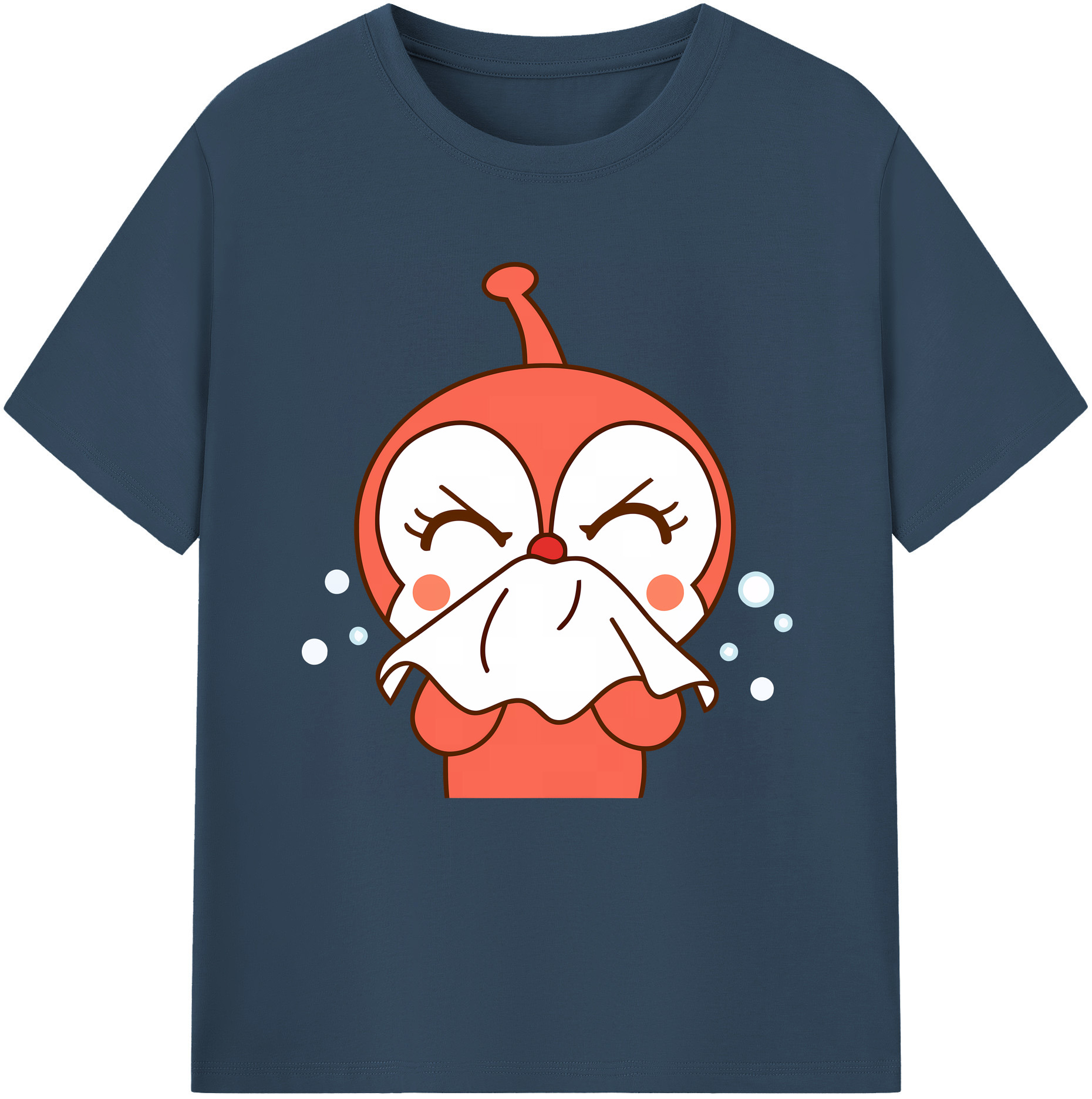 （画像用） アンパンマン Anpanman レディースカジュアルプリントTシャツ（綿100％）