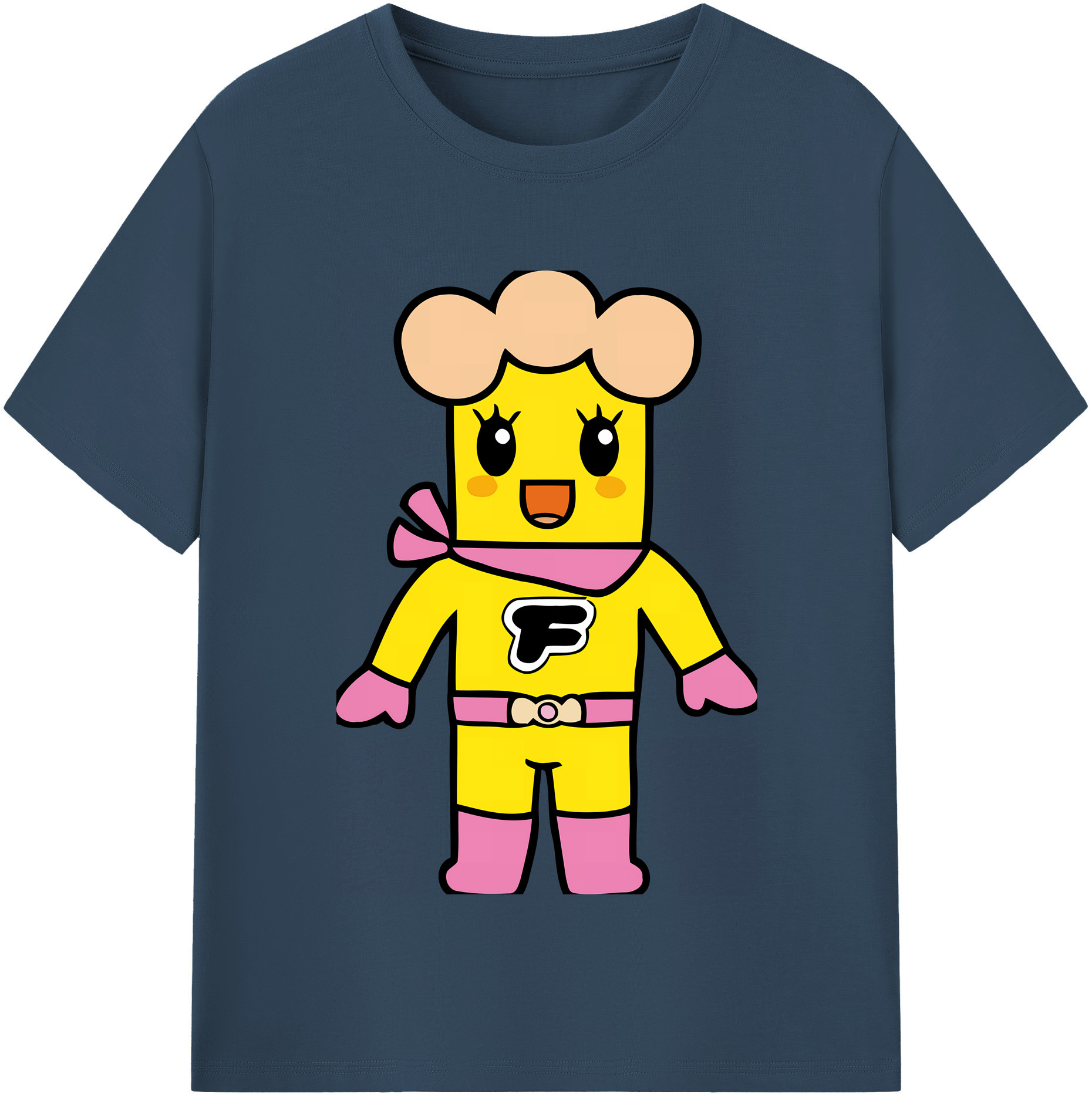 （画像用） アンパンマン Anpanman レディースカジュアルプリントTシャツ（綿100％）