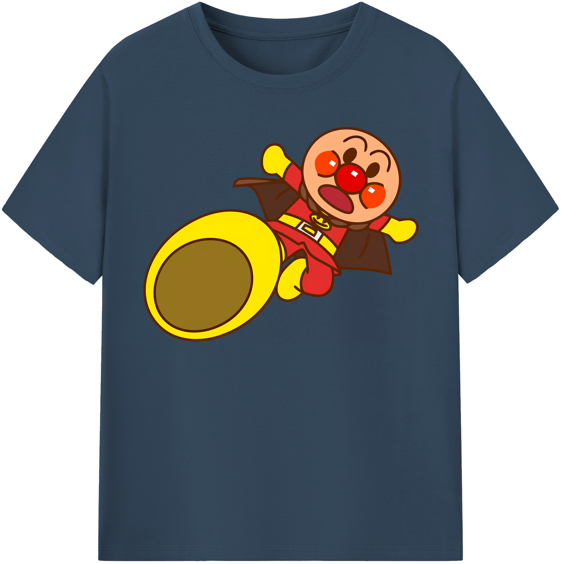 （画像用） アンパンマン Anpanman レディースカジュアルプリントTシャツ（綿100％）