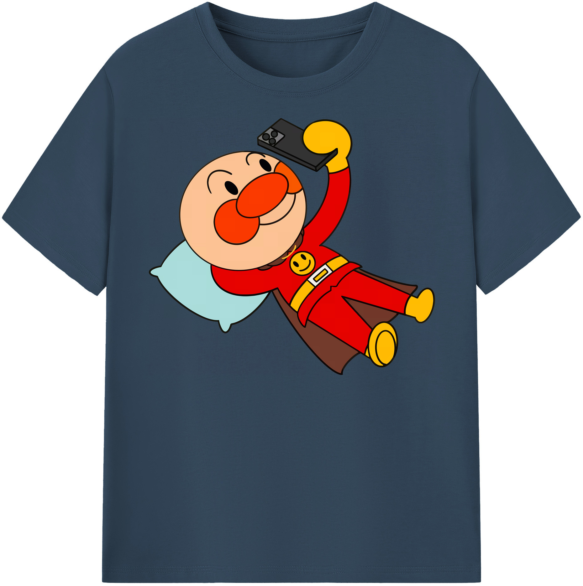 （画像用） アンパンマン Anpanman レディースカジュアルプリントTシャツ（綿100％）