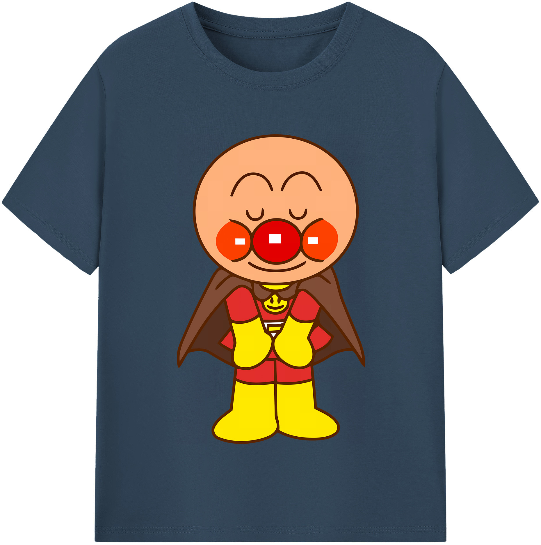 （画像用） アンパンマン Anpanman レディースカジュアルプリントTシャツ（綿100％）