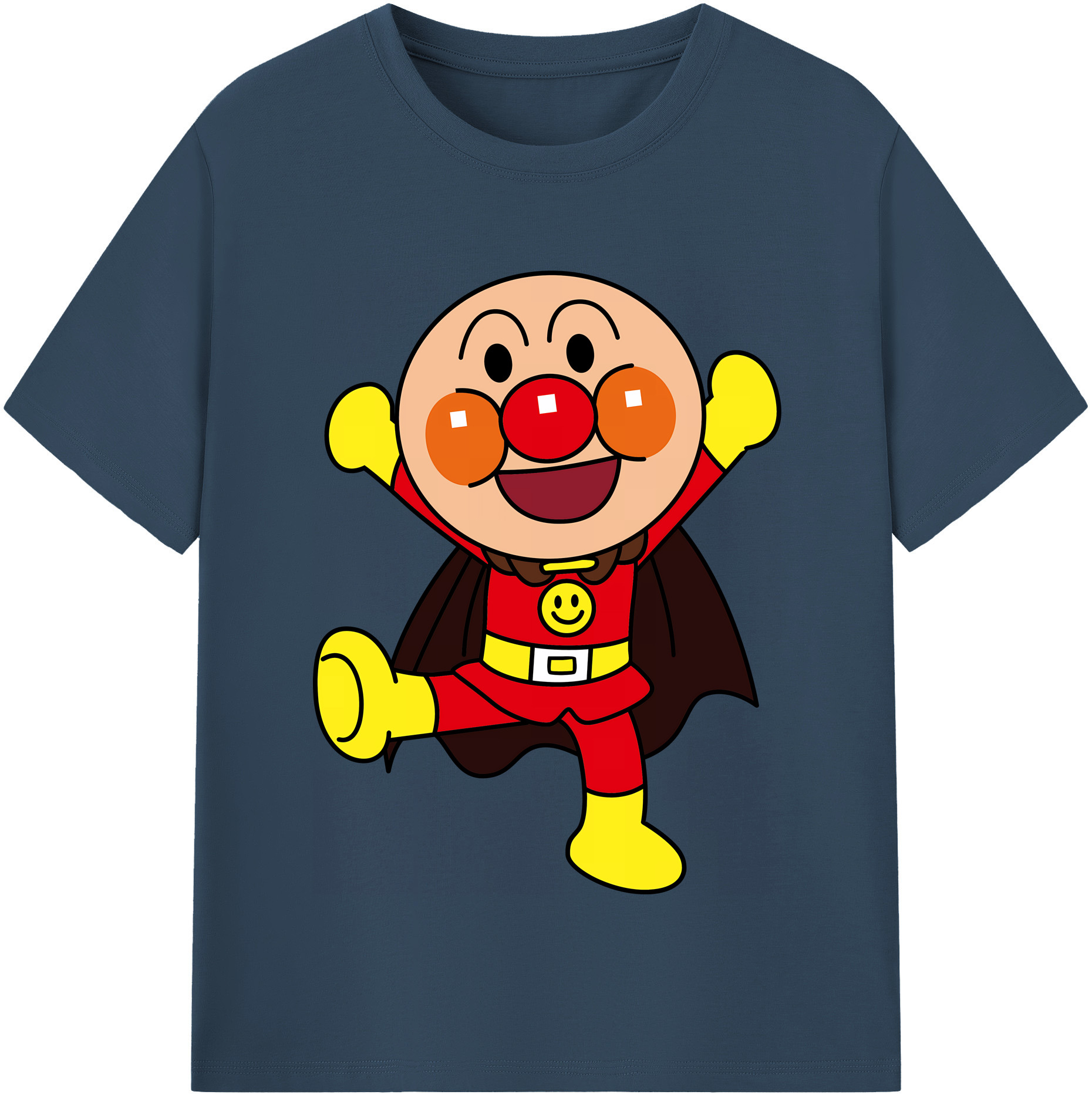（画像用） アンパンマン Anpanman レディースカジュアルプリントTシャツ（綿100％）