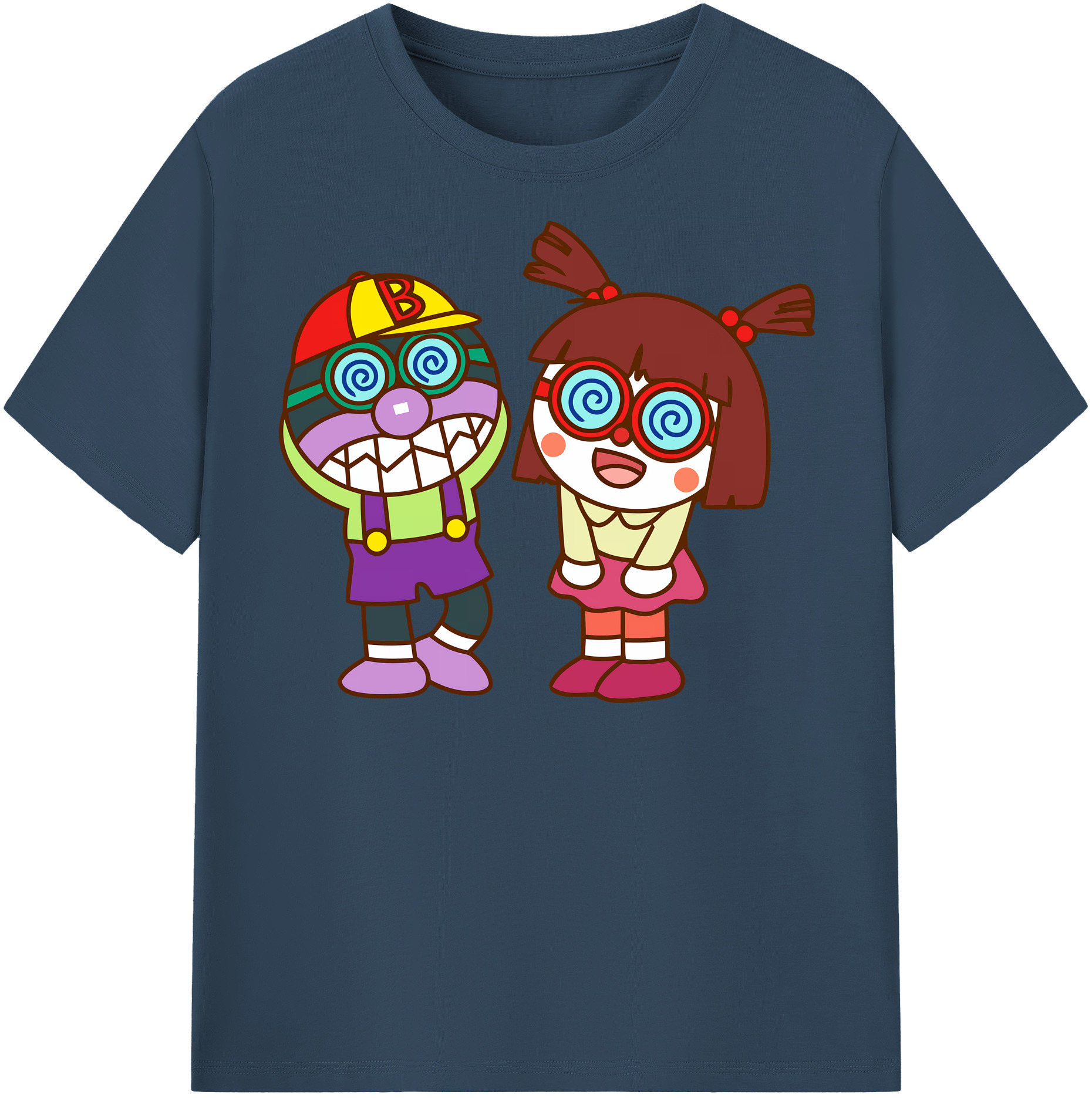 （画像用） アンパンマン Anpanman レディースカジュアルプリントTシャツ（綿100％）