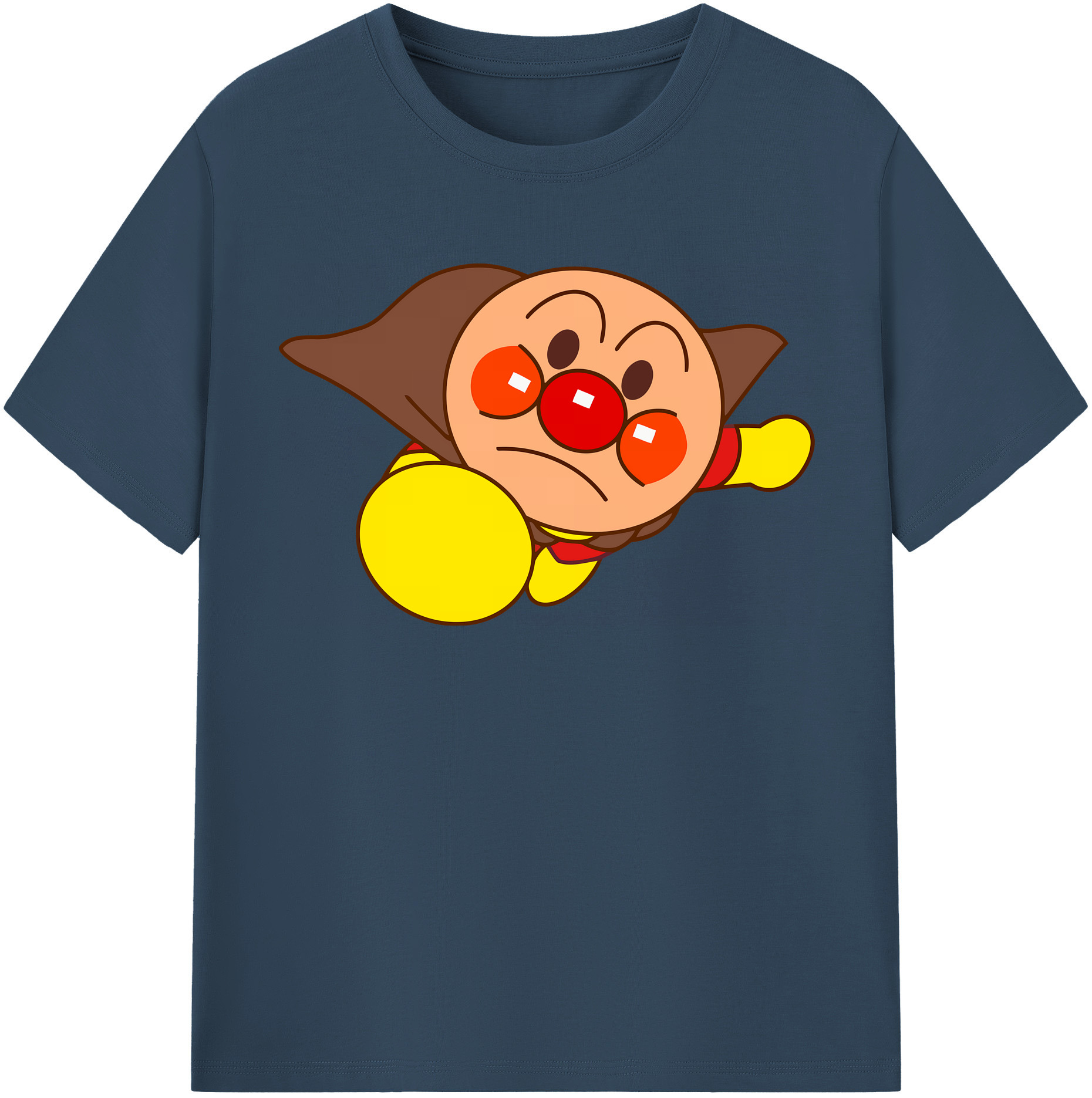 （画像用） アンパンマン Anpanman レディースカジュアルプリントTシャツ（綿100％）