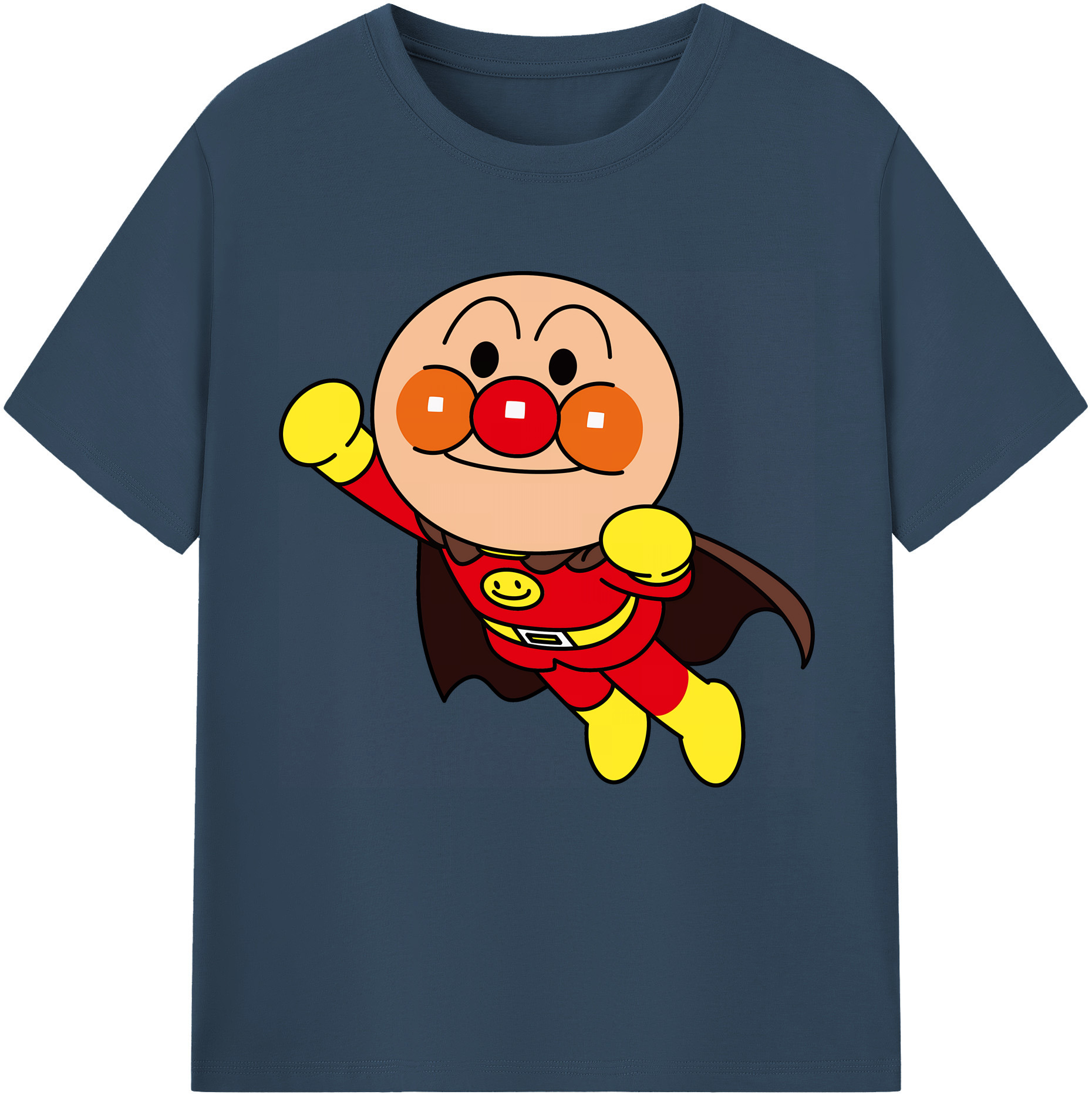 （画像用） アンパンマン Anpanman レディースカジュアルプリントTシャツ（綿100％）