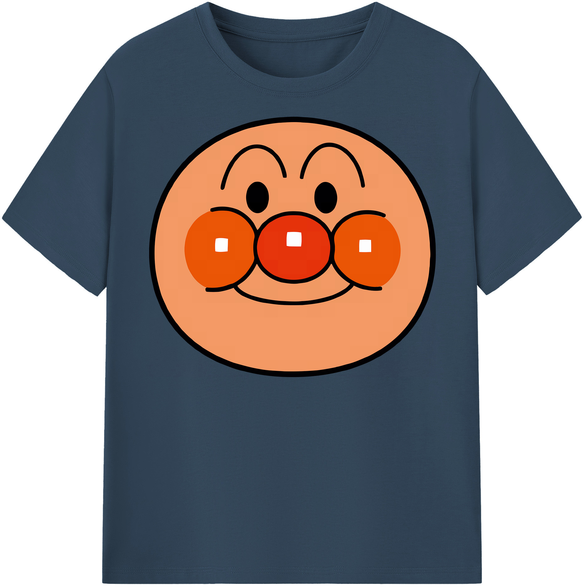 （画像用） アンパンマン Anpanman レディースカジュアルプリントTシャツ（綿100％）
