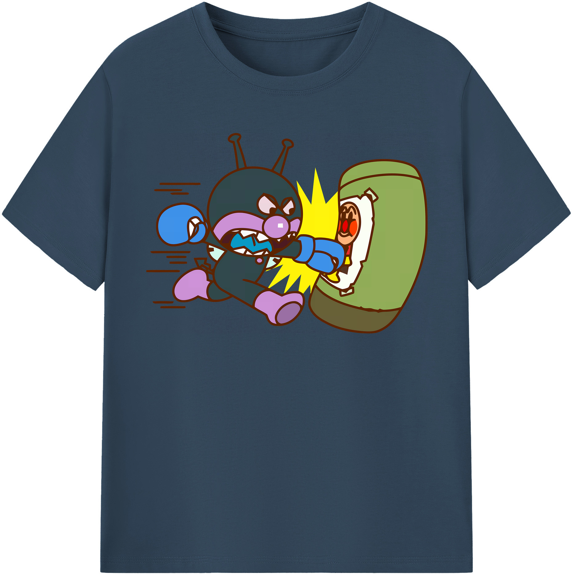 （画像用） アンパンマン Anpanman レディースカジュアルプリントTシャツ（綿100％）