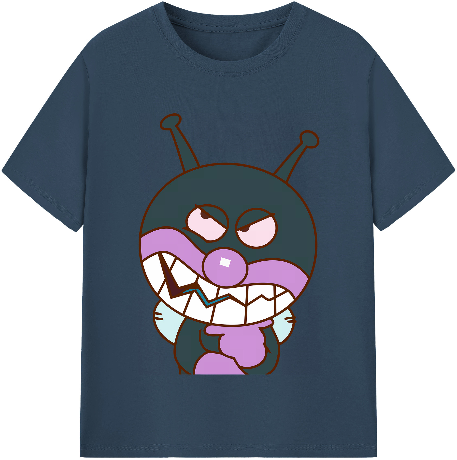 （画像用） アンパンマン Anpanman レディースカジュアルプリントTシャツ（綿100％）