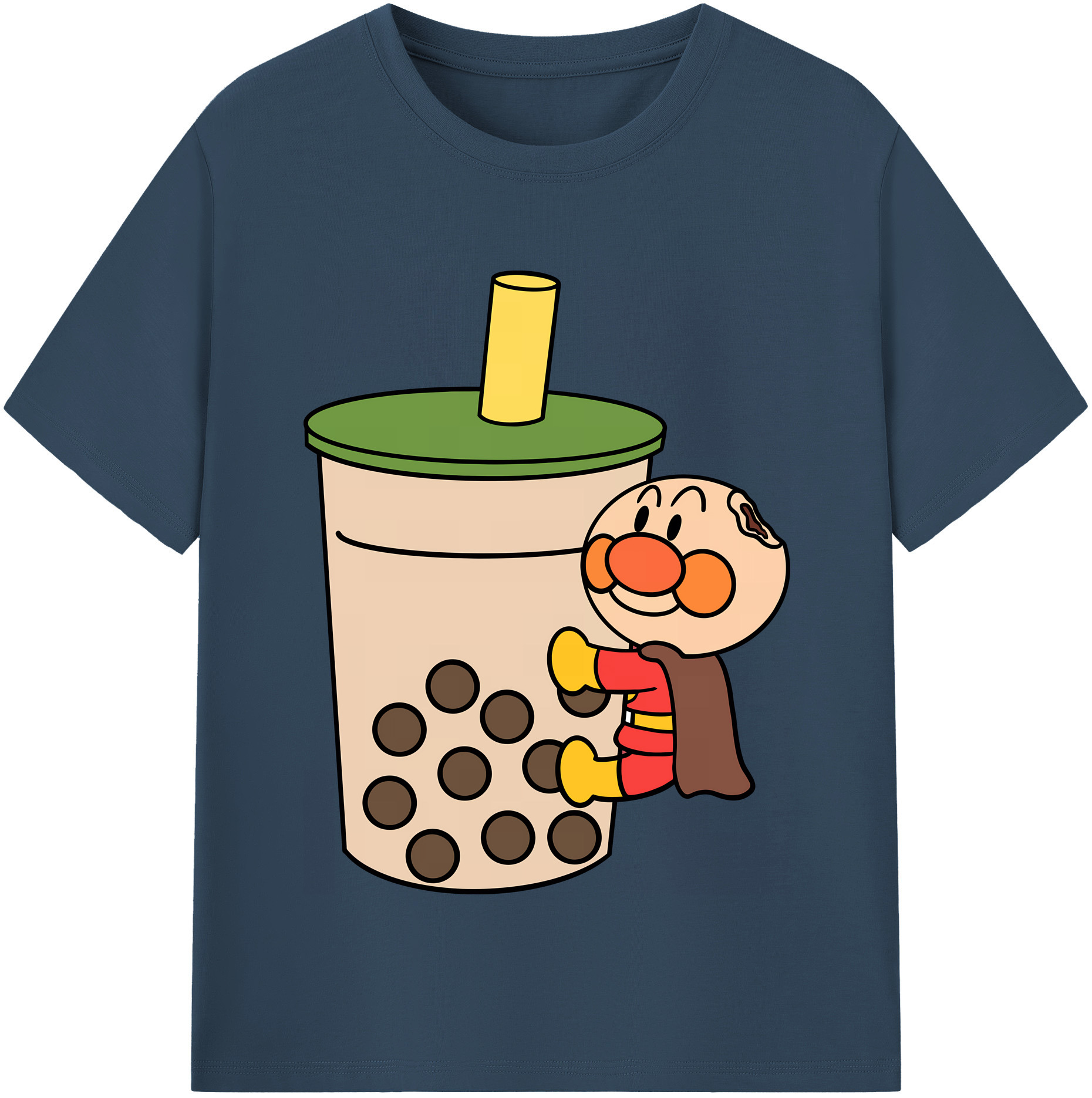 （画像用） アンパンマン Anpanman レディースカジュアルプリントTシャツ（綿100％）