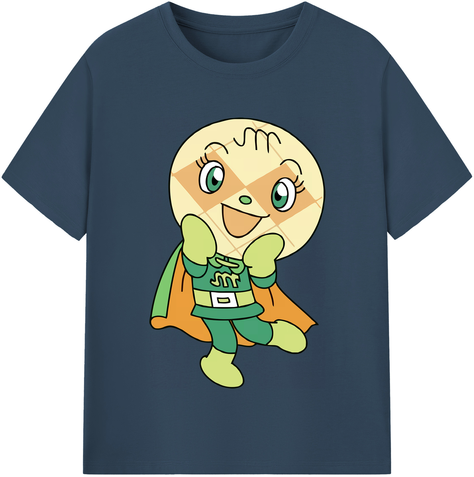（画像用） アンパンマン Anpanman レディースカジュアルプリントTシャツ（綿100％）
