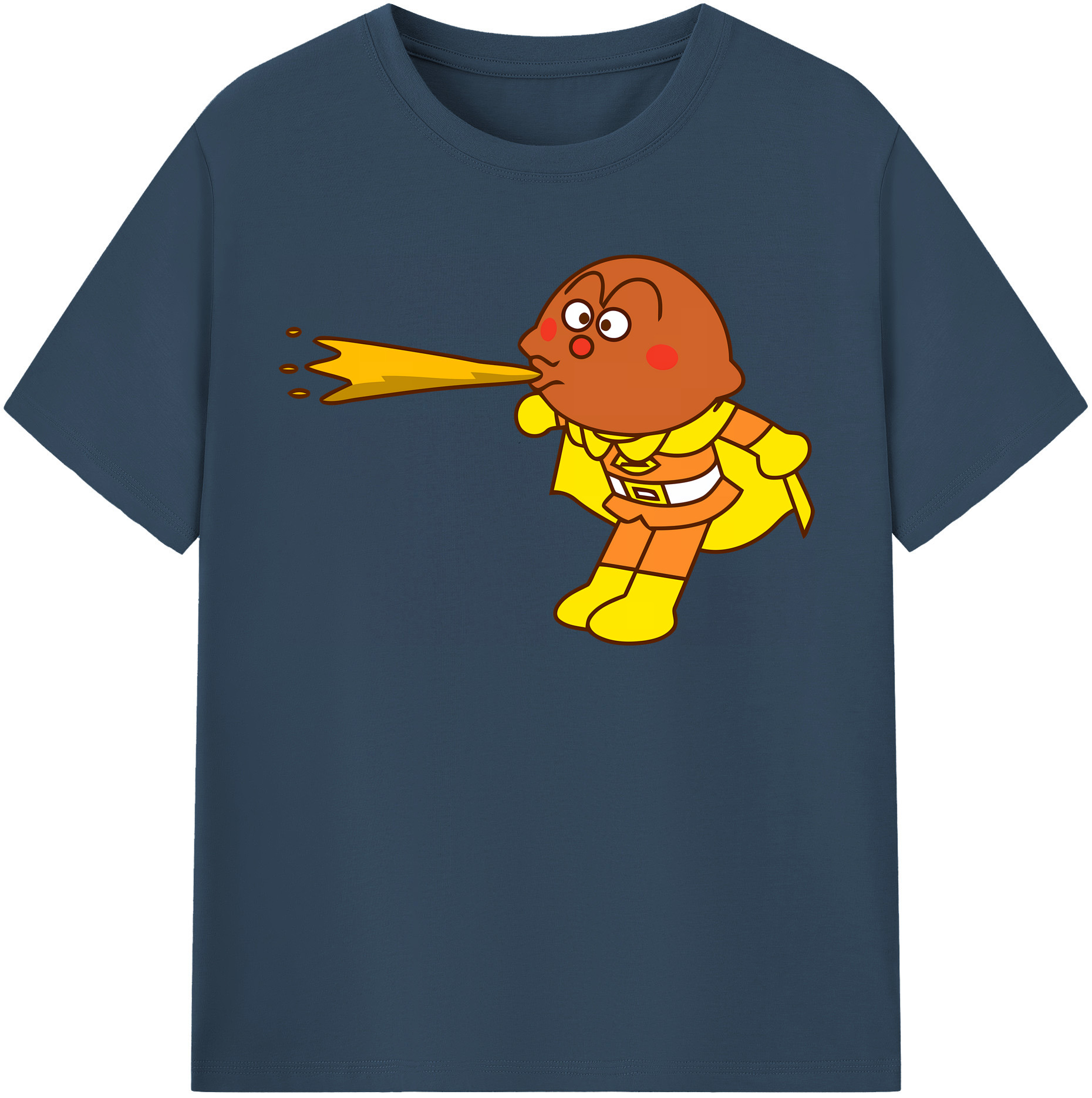 （画像用） アンパンマン Anpanman レディースカジュアルプリントTシャツ（綿100％）