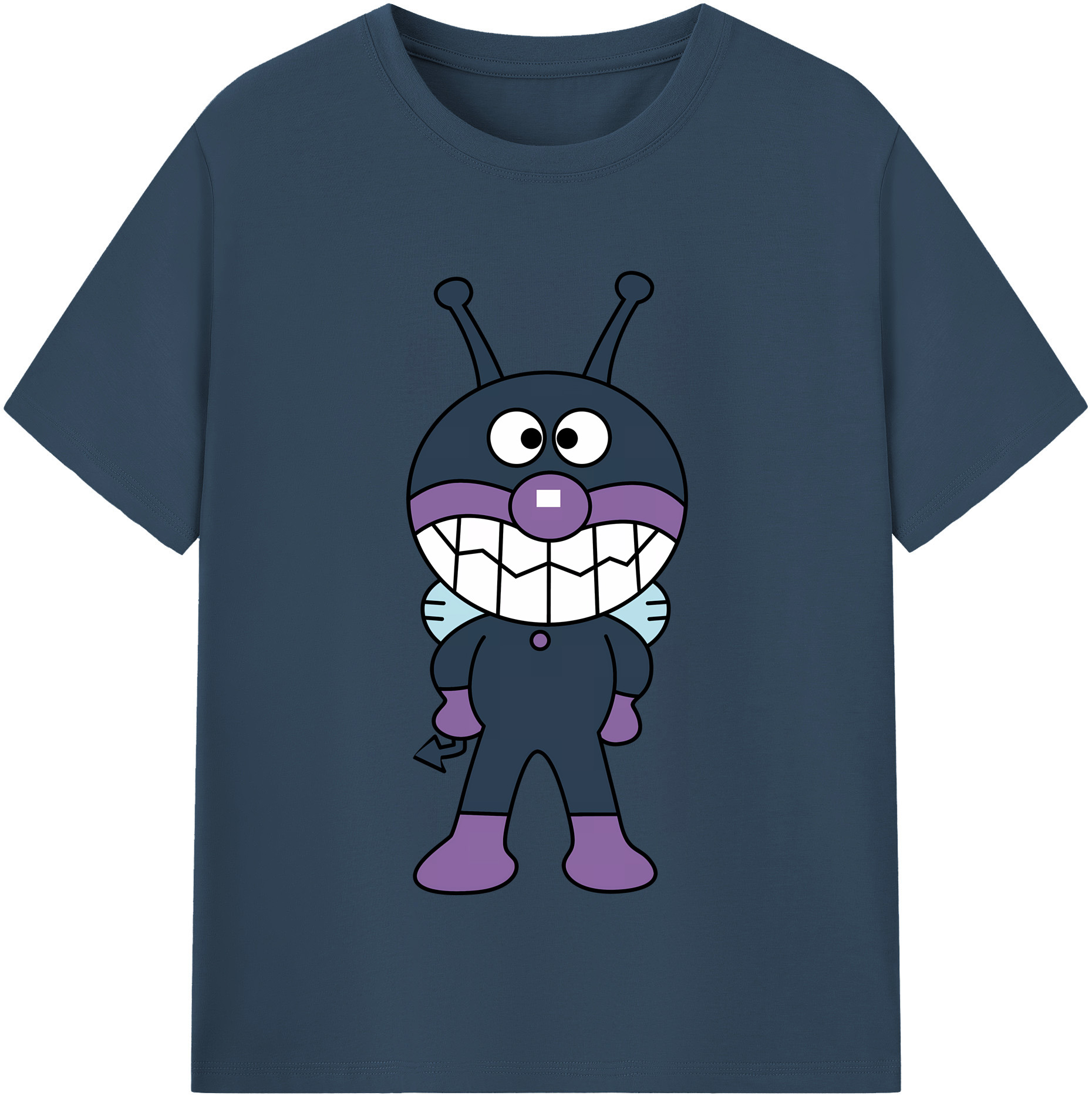 （画像用） アンパンマン Anpanman レディースカジュアルプリントTシャツ（綿100％）