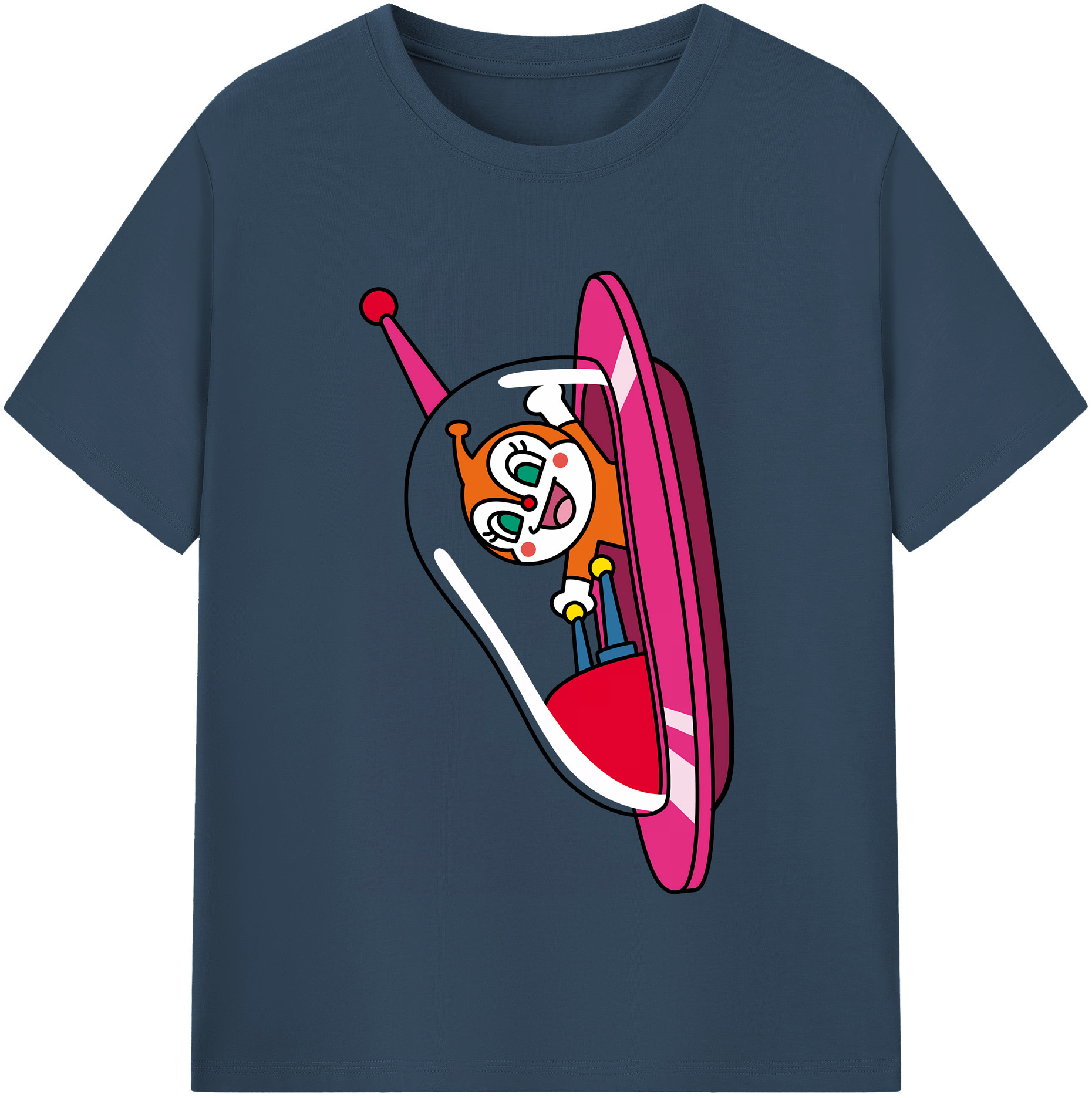（画像用） アンパンマン Anpanman レディースカジュアルプリントTシャツ（綿100％）