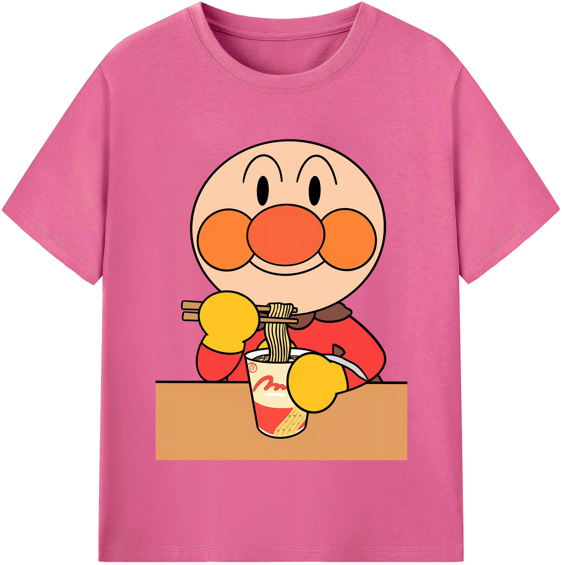 （画像用） アンパンマン Anpanman レディースカジュアルプリントTシャツ（綿100％）