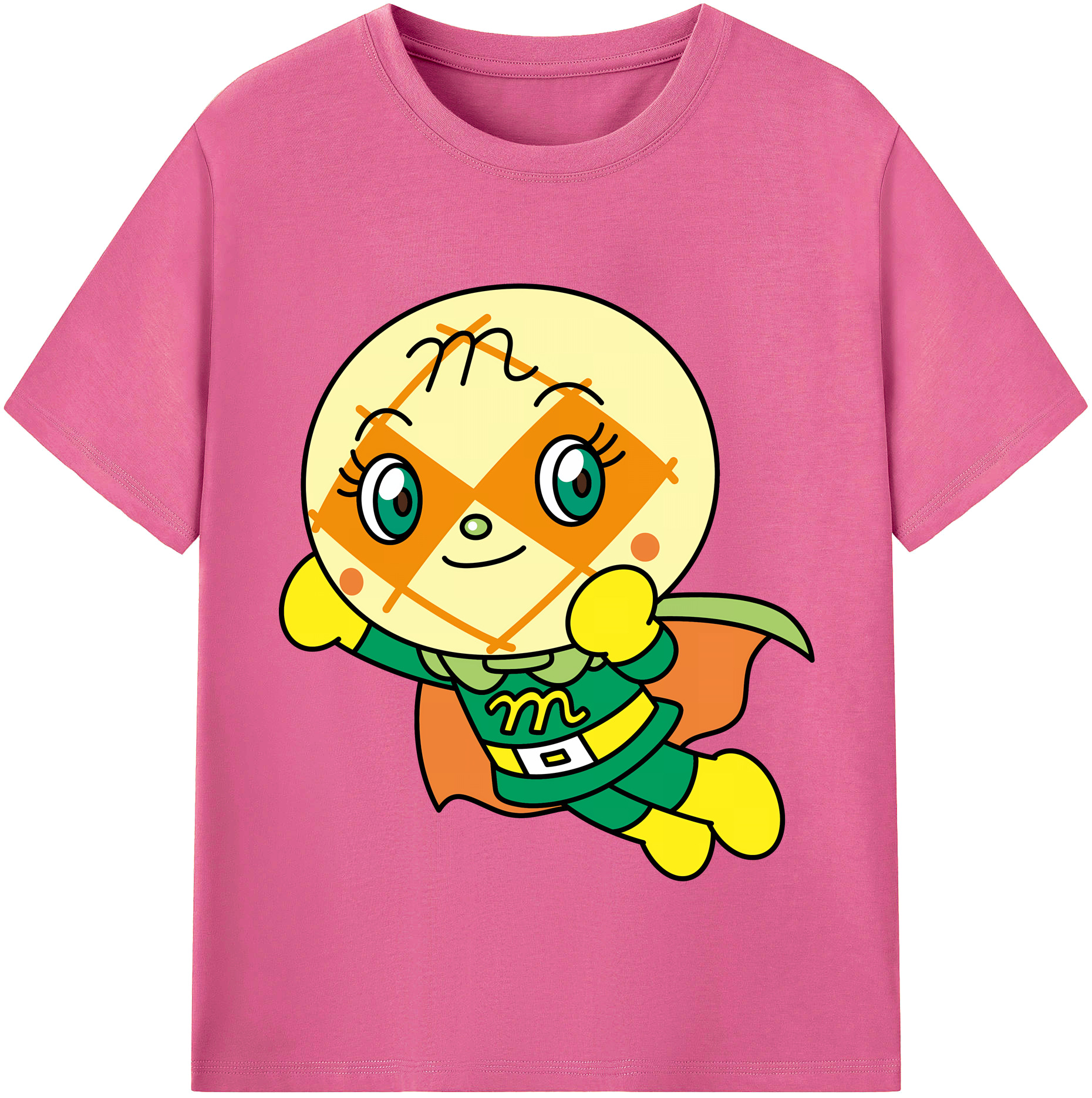 （画像用） アンパンマン Anpanman レディースカジュアルプリントTシャツ（綿100％）