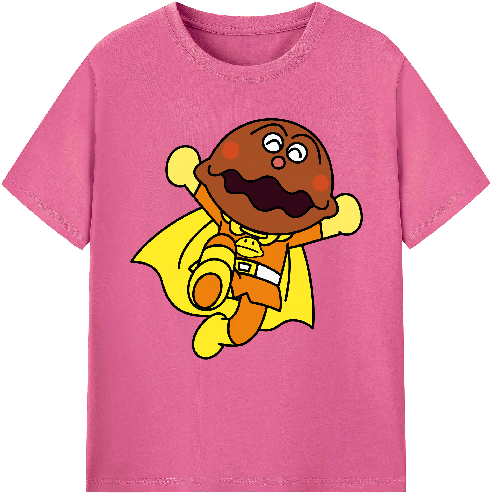 （画像用） アンパンマン Anpanman レディースカジュアルプリントTシャツ（綿100％）