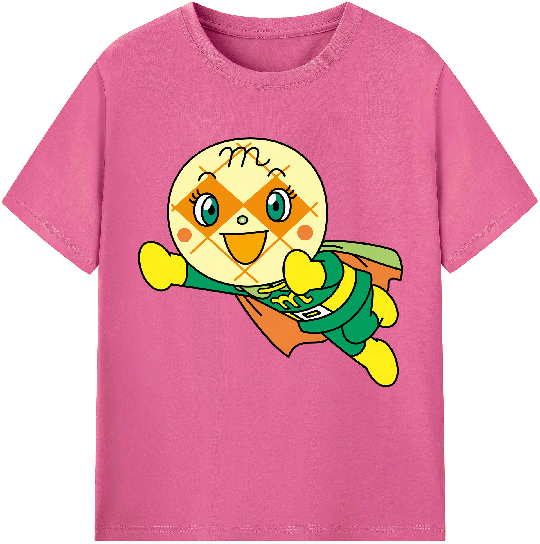 （画像用） アンパンマン Anpanman レディースカジュアルプリントTシャツ（綿100％）