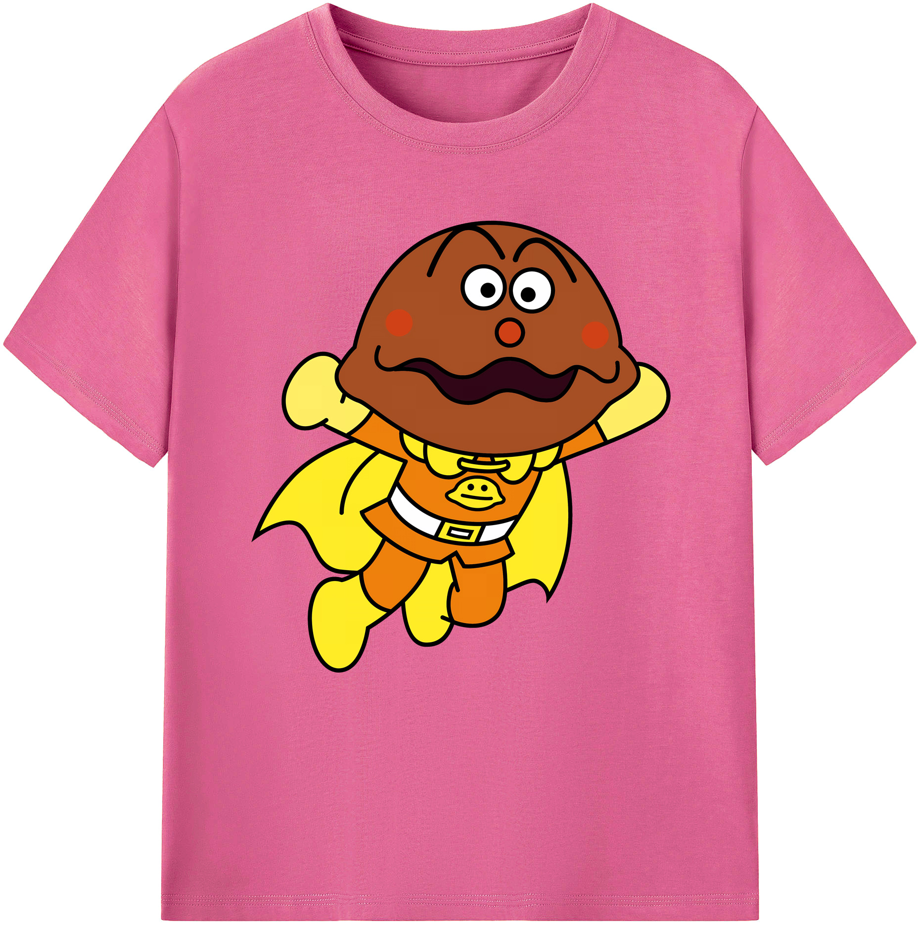 （画像用） アンパンマン Anpanman レディースカジュアルプリントTシャツ（綿100％）