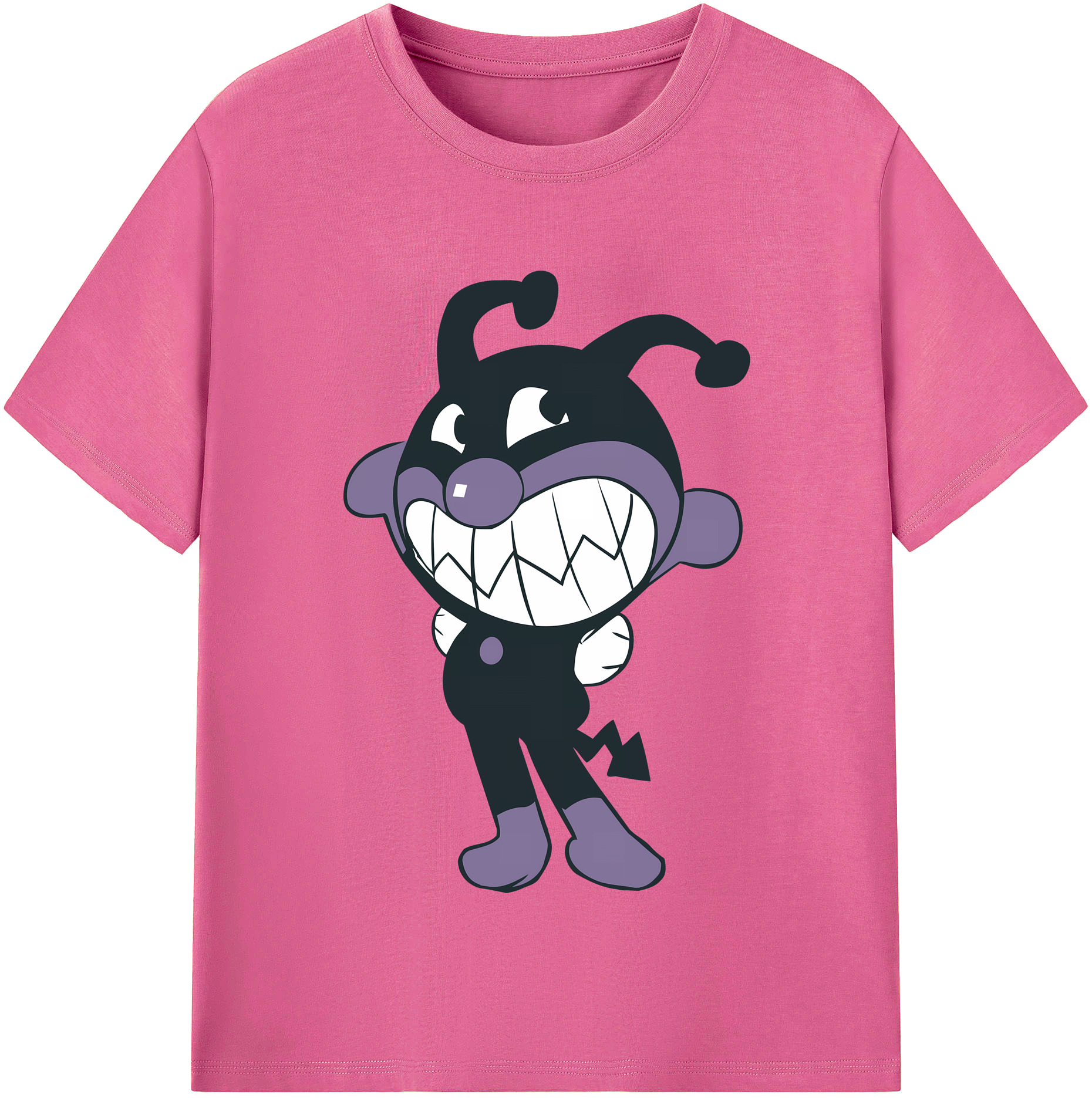 （画像用） アンパンマン Anpanman レディースカジュアルプリントTシャツ（綿100％）