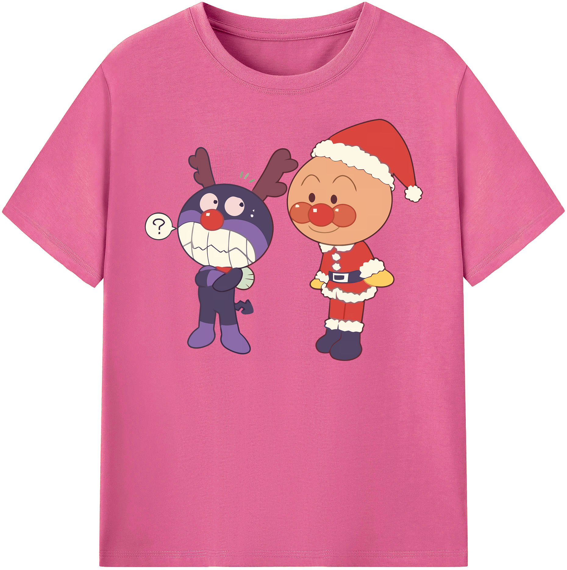 （画像用） アンパンマン Anpanman レディースカジュアルプリントTシャツ（綿100％）