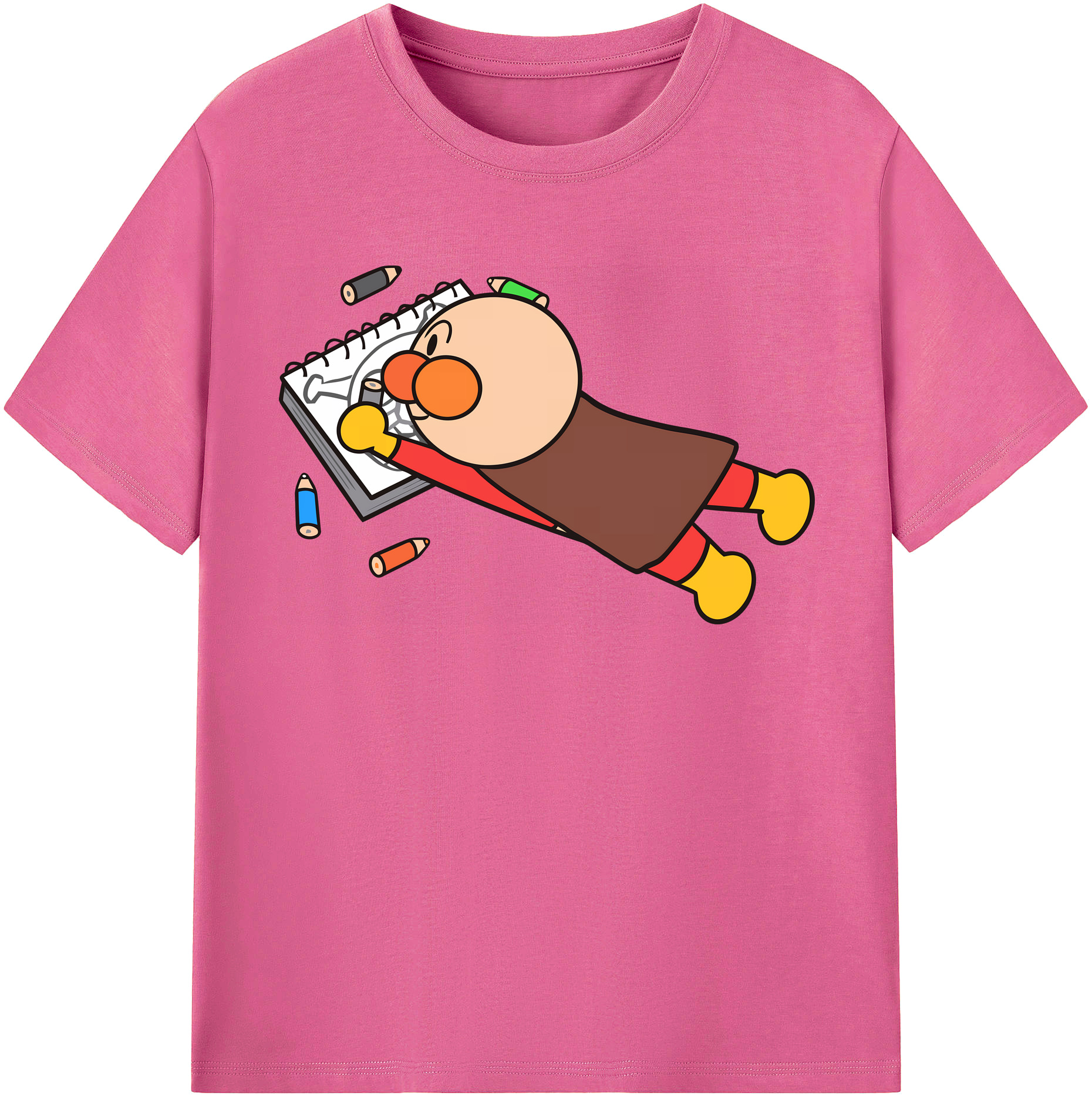 （画像用） アンパンマン Anpanman レディースカジュアルプリントTシャツ（綿100％）