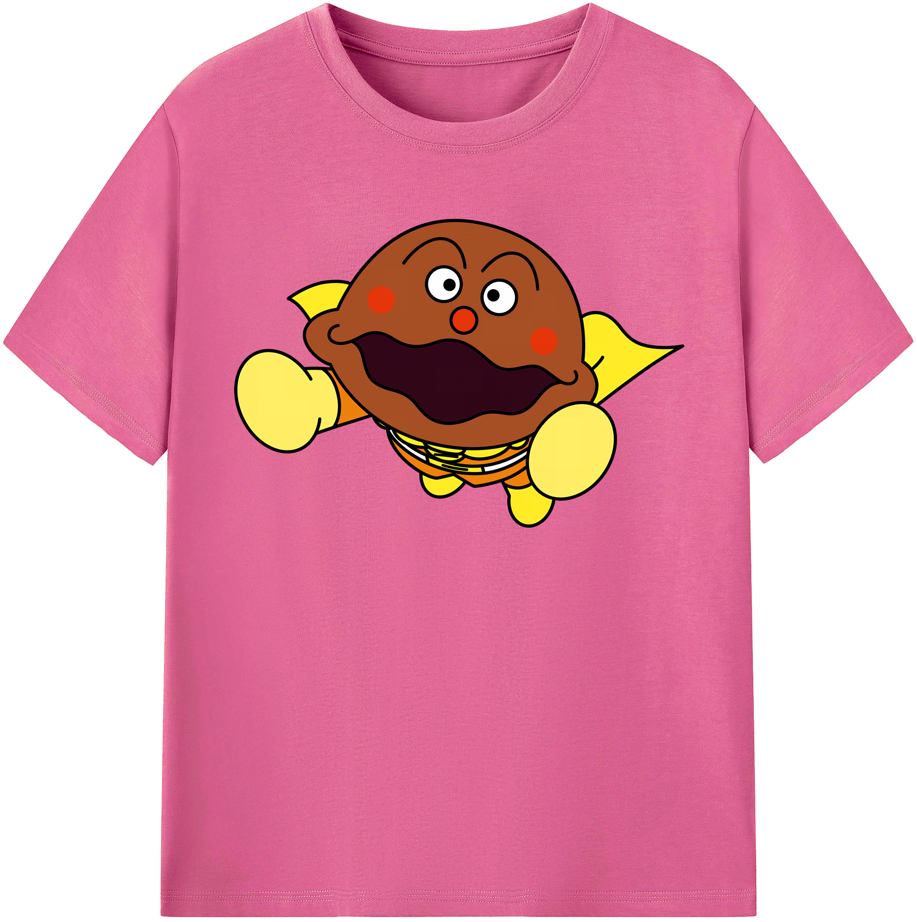 （画像用） アンパンマン Anpanman レディースカジュアルプリントTシャツ（綿100％）