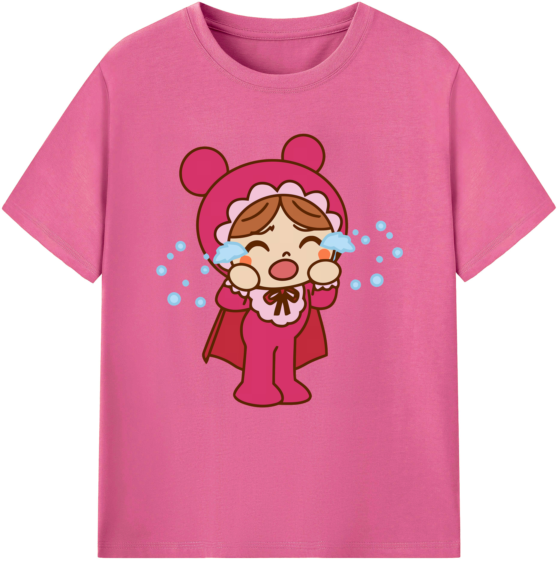 （画像用） アンパンマン Anpanman レディースカジュアルプリントTシャツ（綿100％）