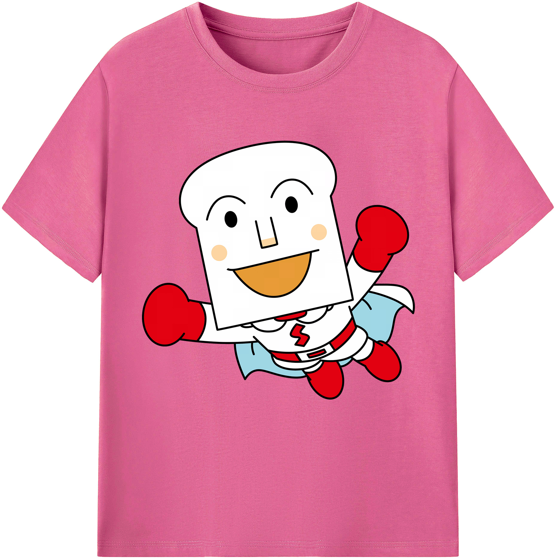（画像用） アンパンマン Anpanman レディースカジュアルプリントTシャツ（綿100％）