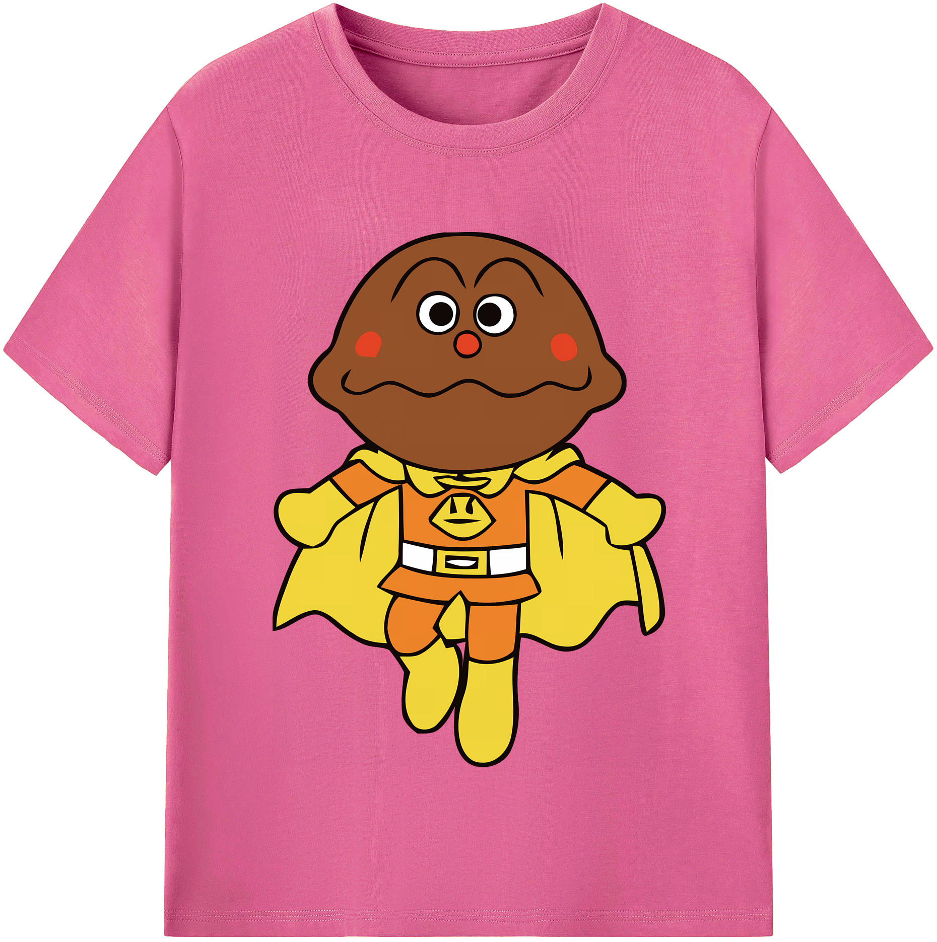（画像用） アンパンマン Anpanman レディースカジュアルプリントTシャツ（綿100％）