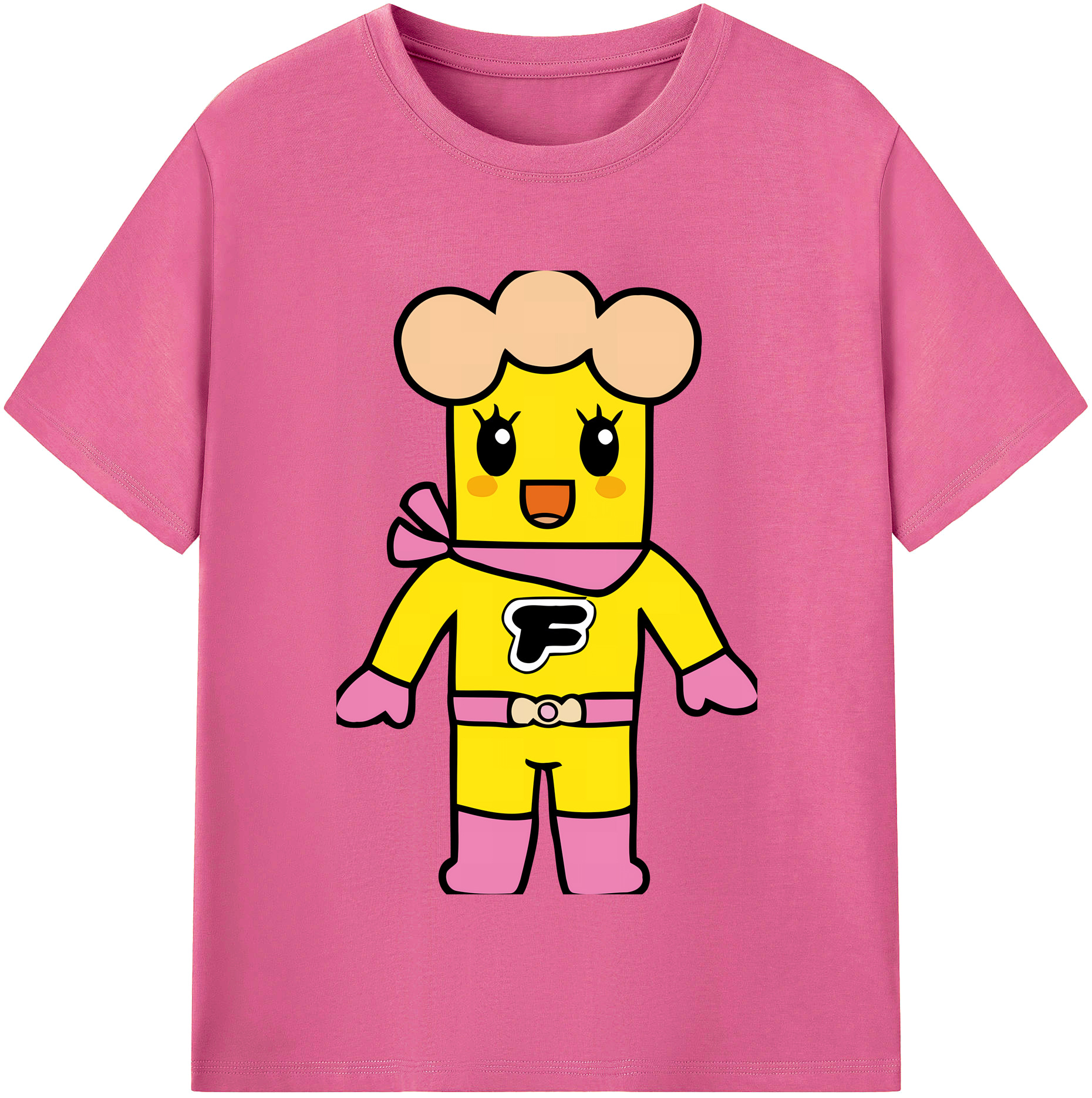 （画像用） アンパンマン Anpanman レディースカジュアルプリントTシャツ（綿100％）
