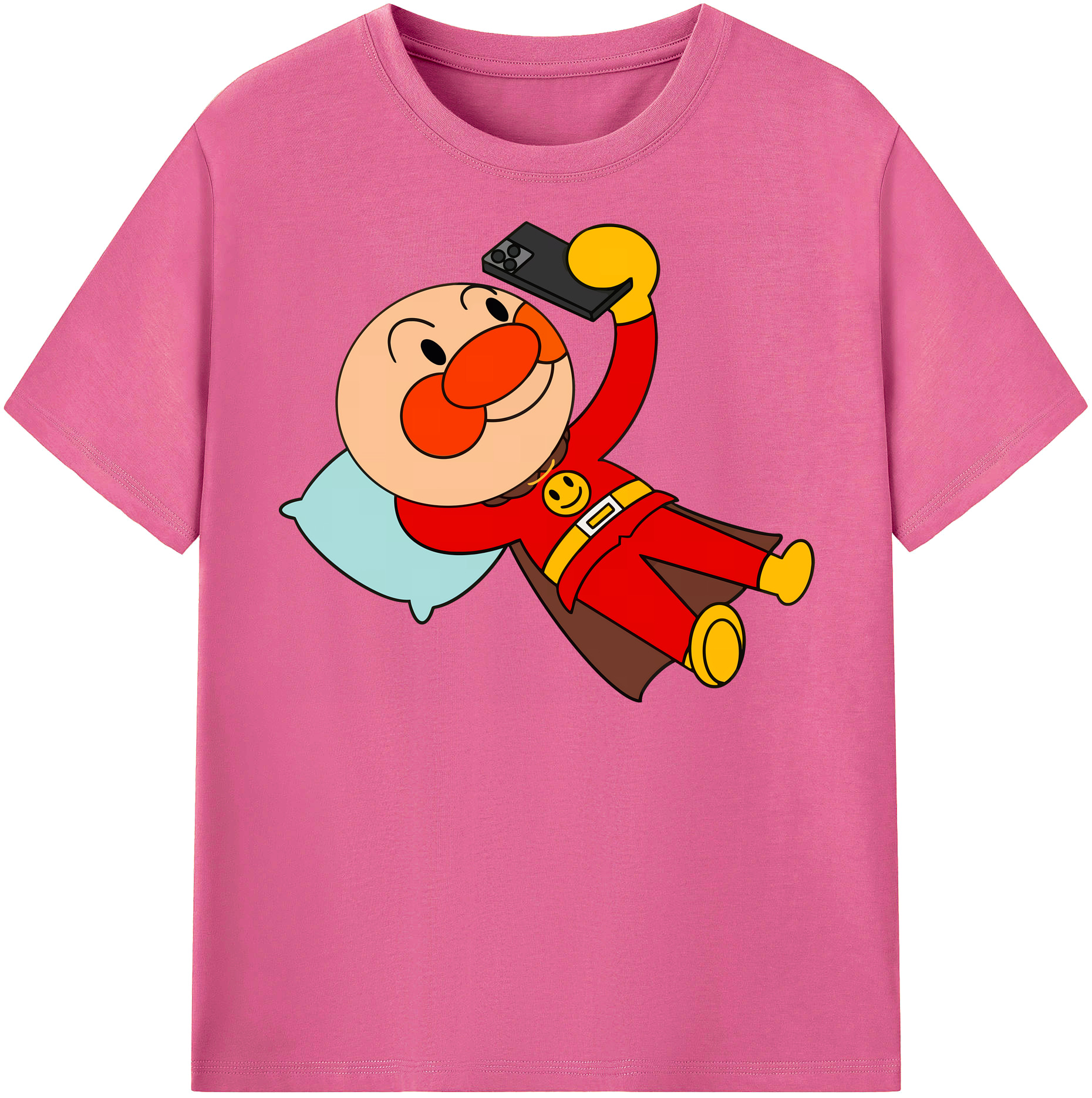 （画像用） アンパンマン Anpanman レディースカジュアルプリントTシャツ（綿100％）