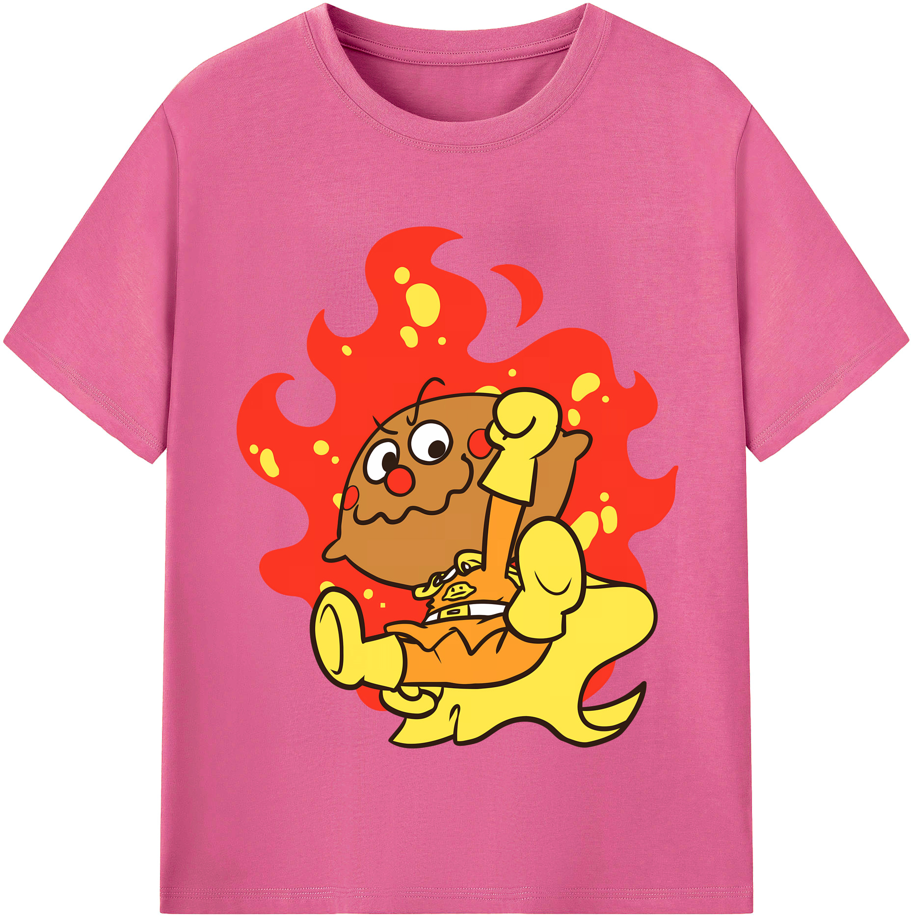 （画像用） アンパンマン Anpanman レディースカジュアルプリントTシャツ（綿100％）