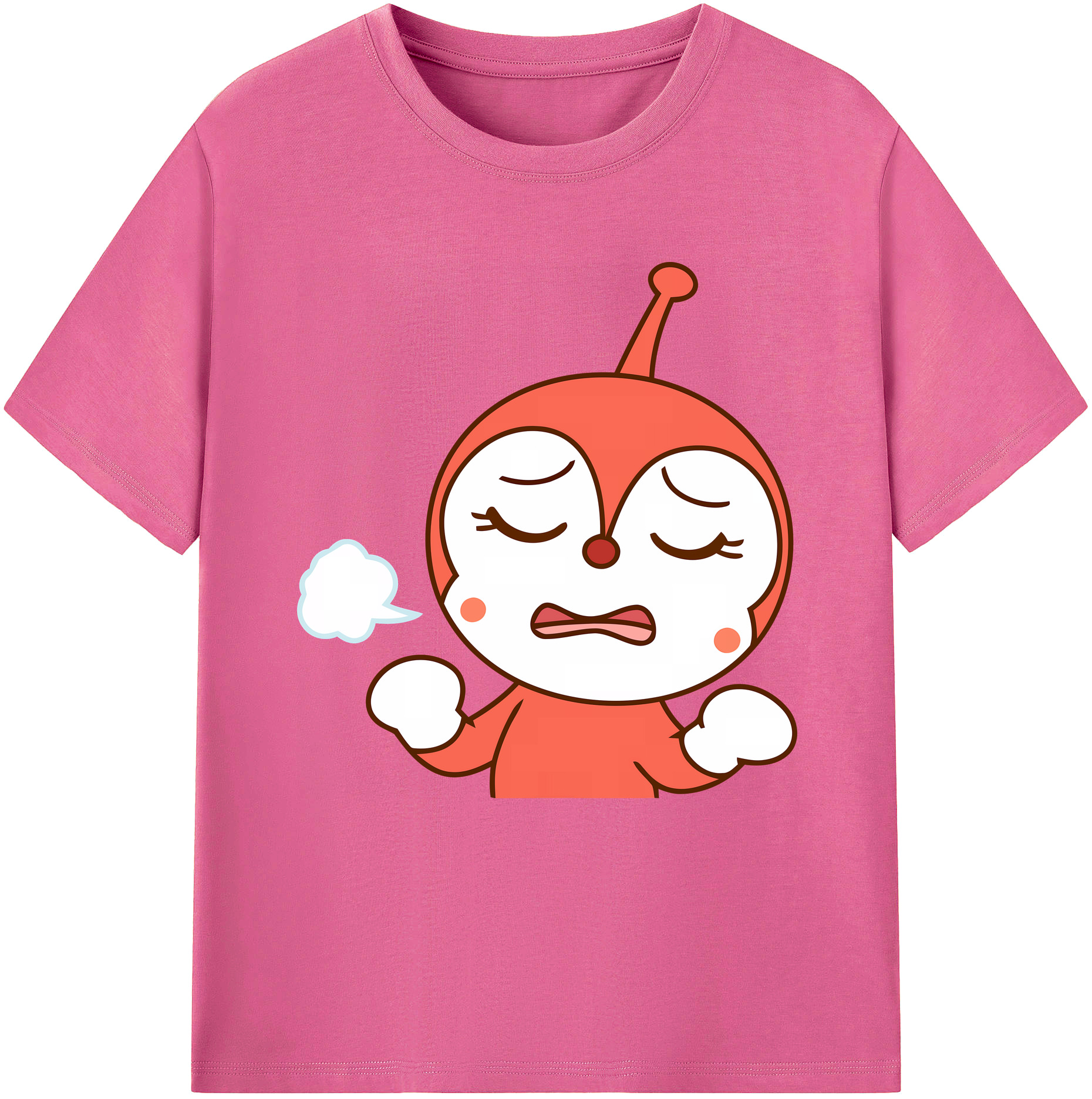 （画像用） アンパンマン Anpanman レディースカジュアルプリントTシャツ（綿100％）