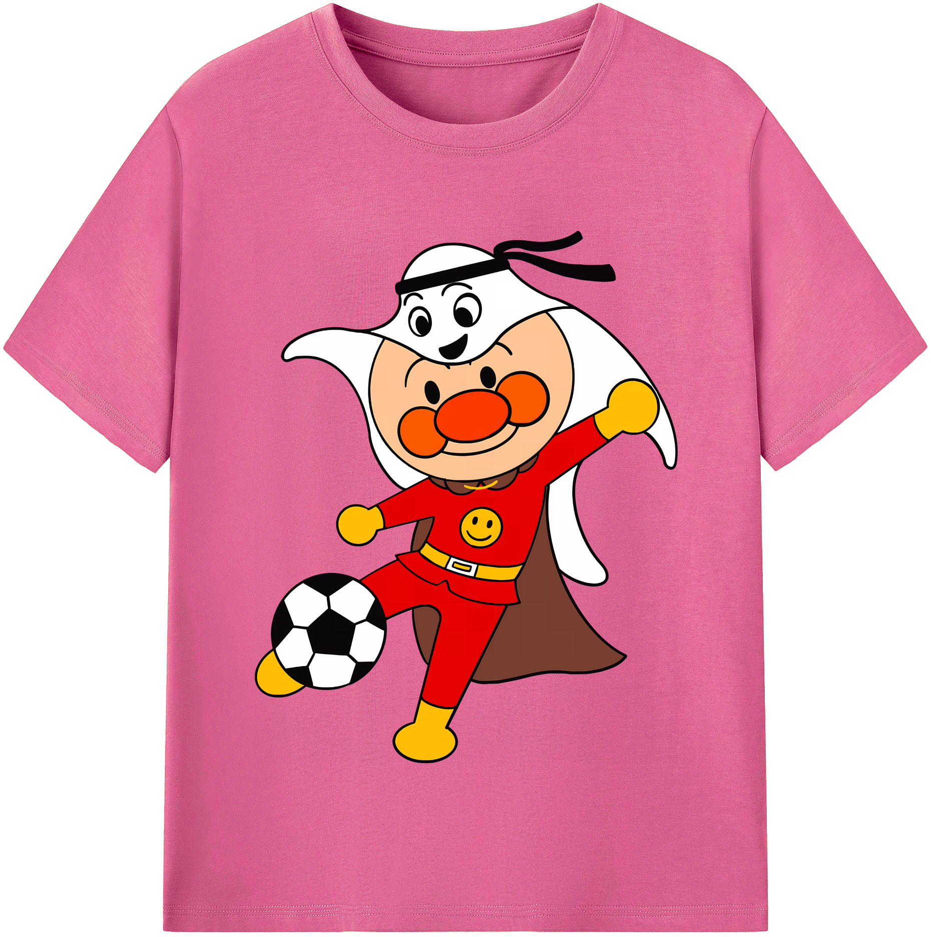 （画像用） アンパンマン Anpanman レディースカジュアルプリントTシャツ（綿100％）