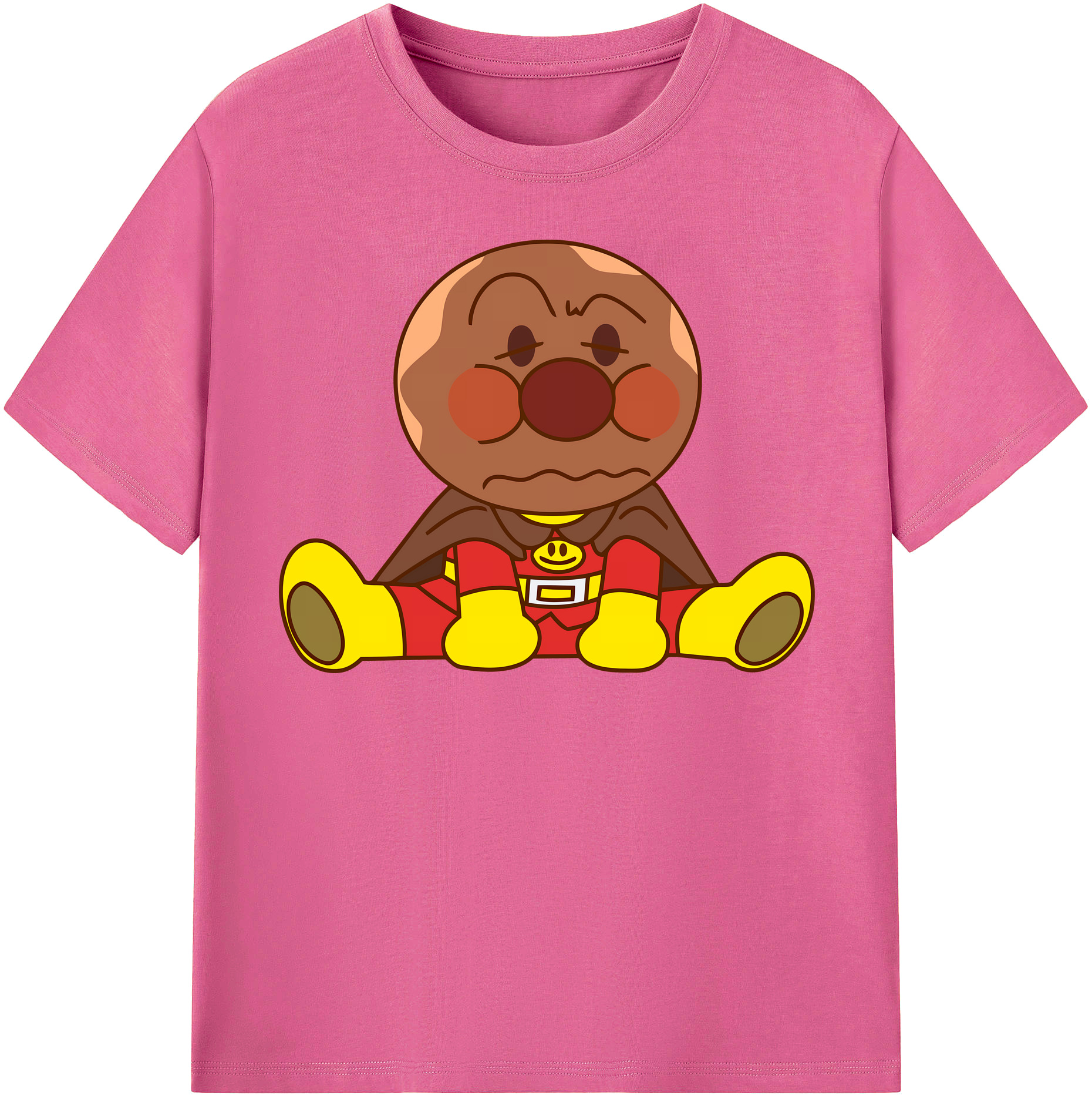 （画像用） アンパンマン Anpanman レディースカジュアルプリントTシャツ（綿100％）