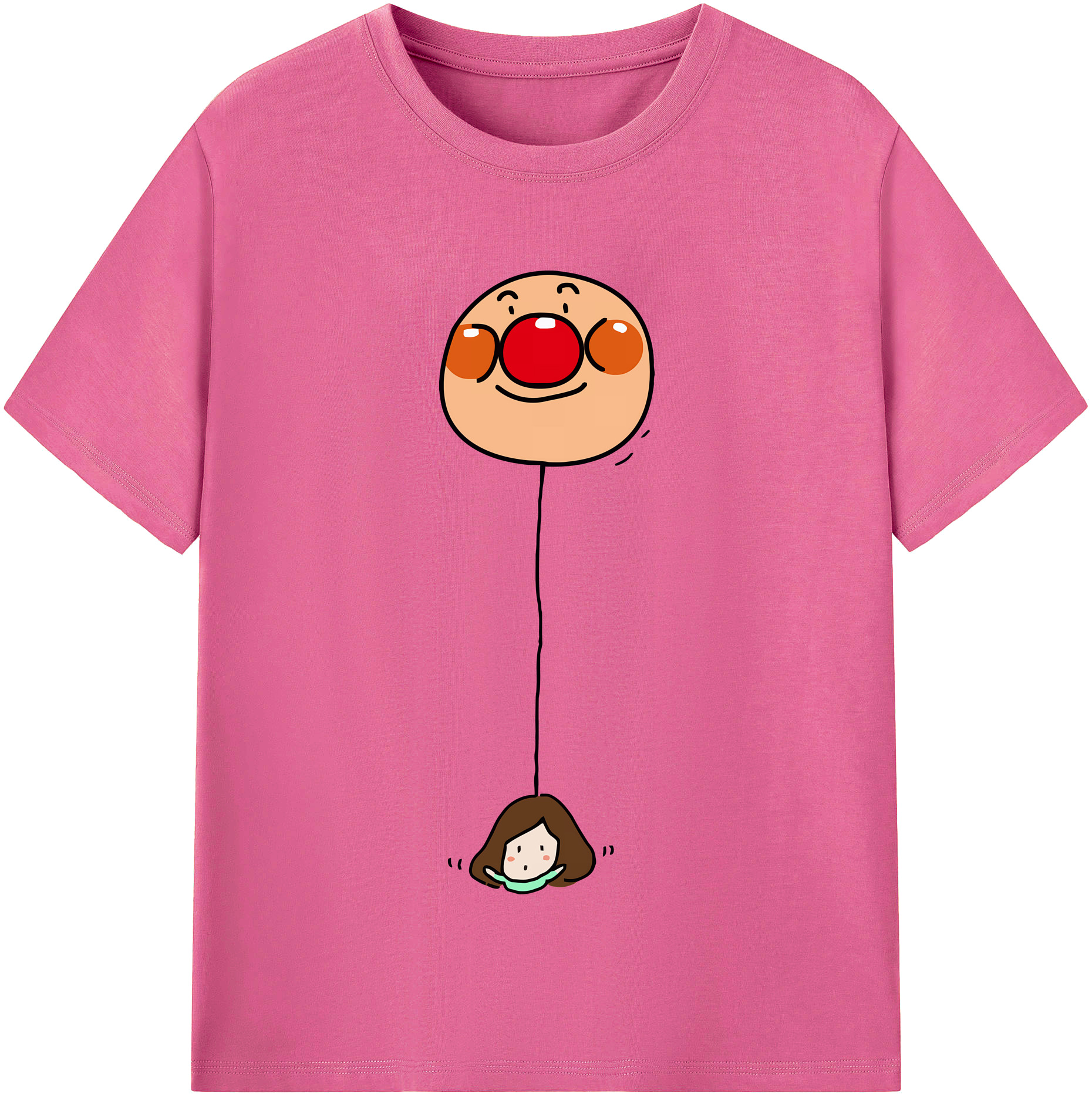 （画像用） アンパンマン Anpanman レディースカジュアルプリントTシャツ（綿100％）