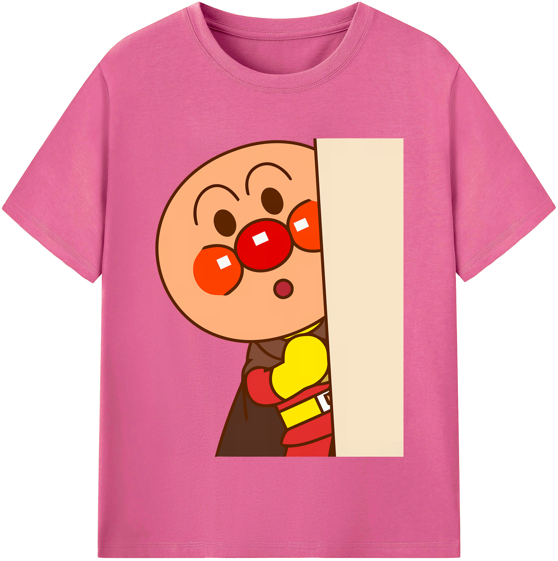 （画像用） アンパンマン Anpanman レディースカジュアルプリントTシャツ（綿100％）