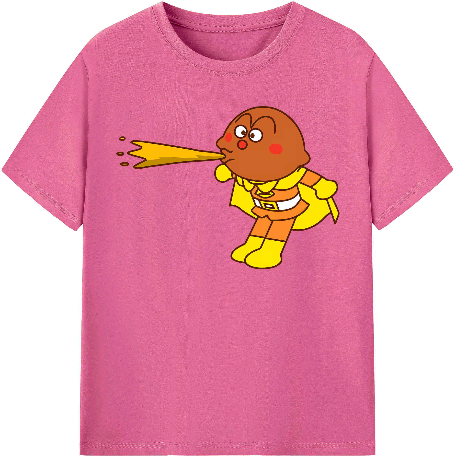 （画像用） アンパンマン Anpanman レディースカジュアルプリントTシャツ（綿100％）