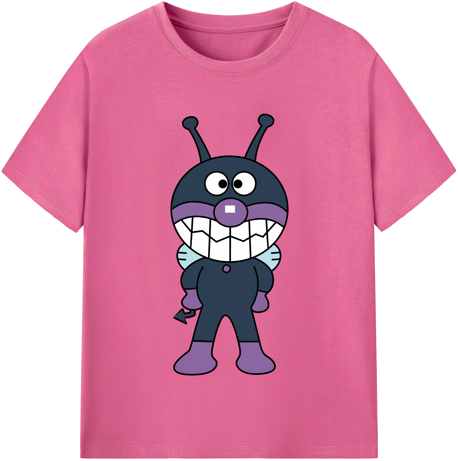 （画像用） アンパンマン Anpanman レディースカジュアルプリントTシャツ（綿100％）