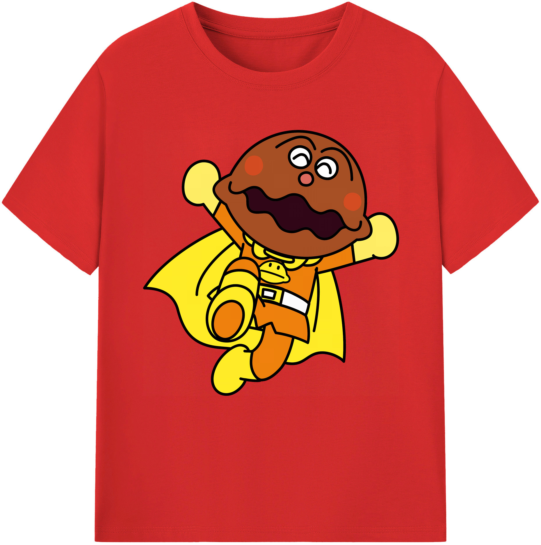 （画像用） アンパンマン Anpanman レディースカジュアルプリントTシャツ（綿100％）