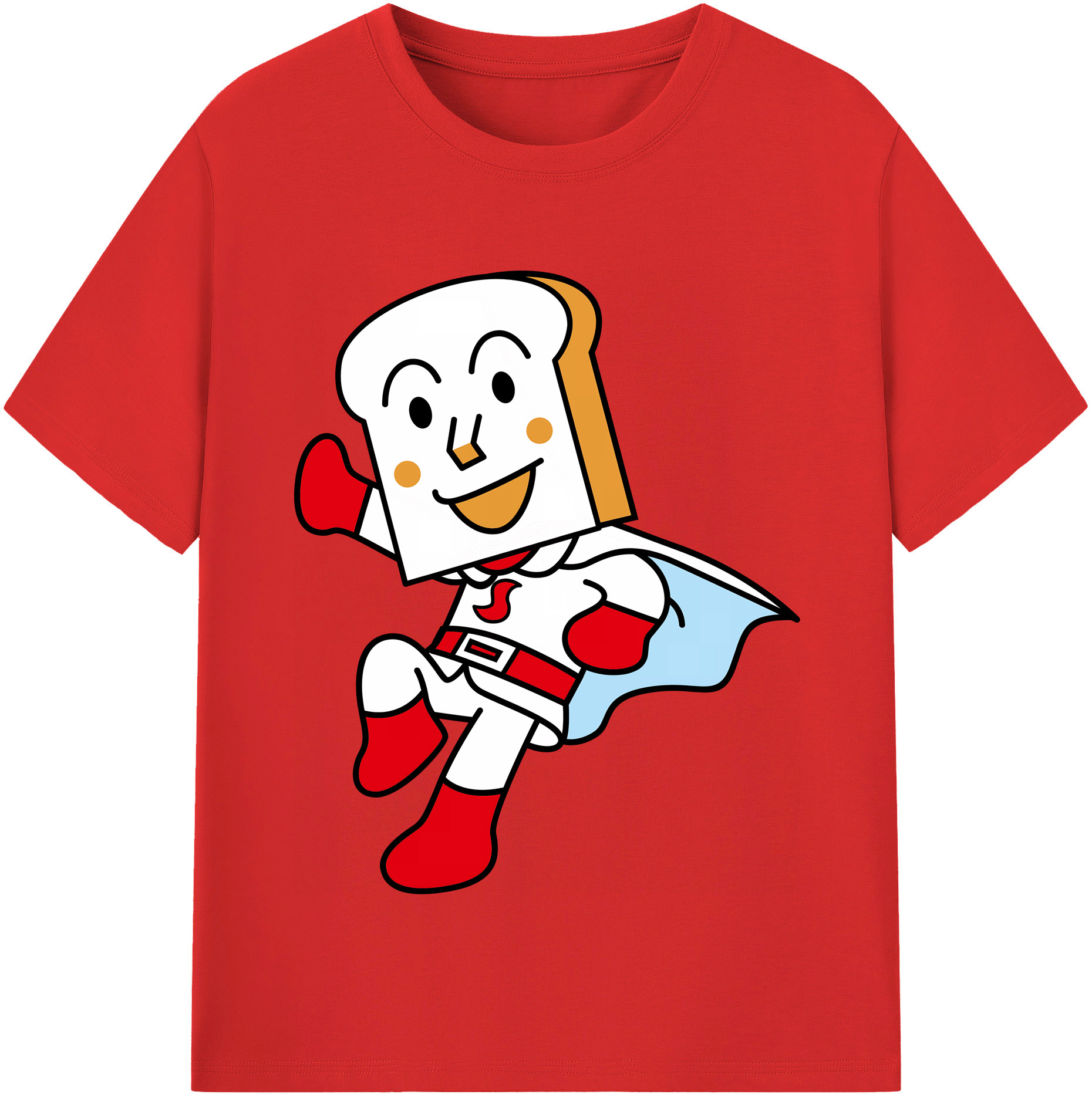 （画像用） アンパンマン Anpanman レディースカジュアルプリントTシャツ（綿100％）