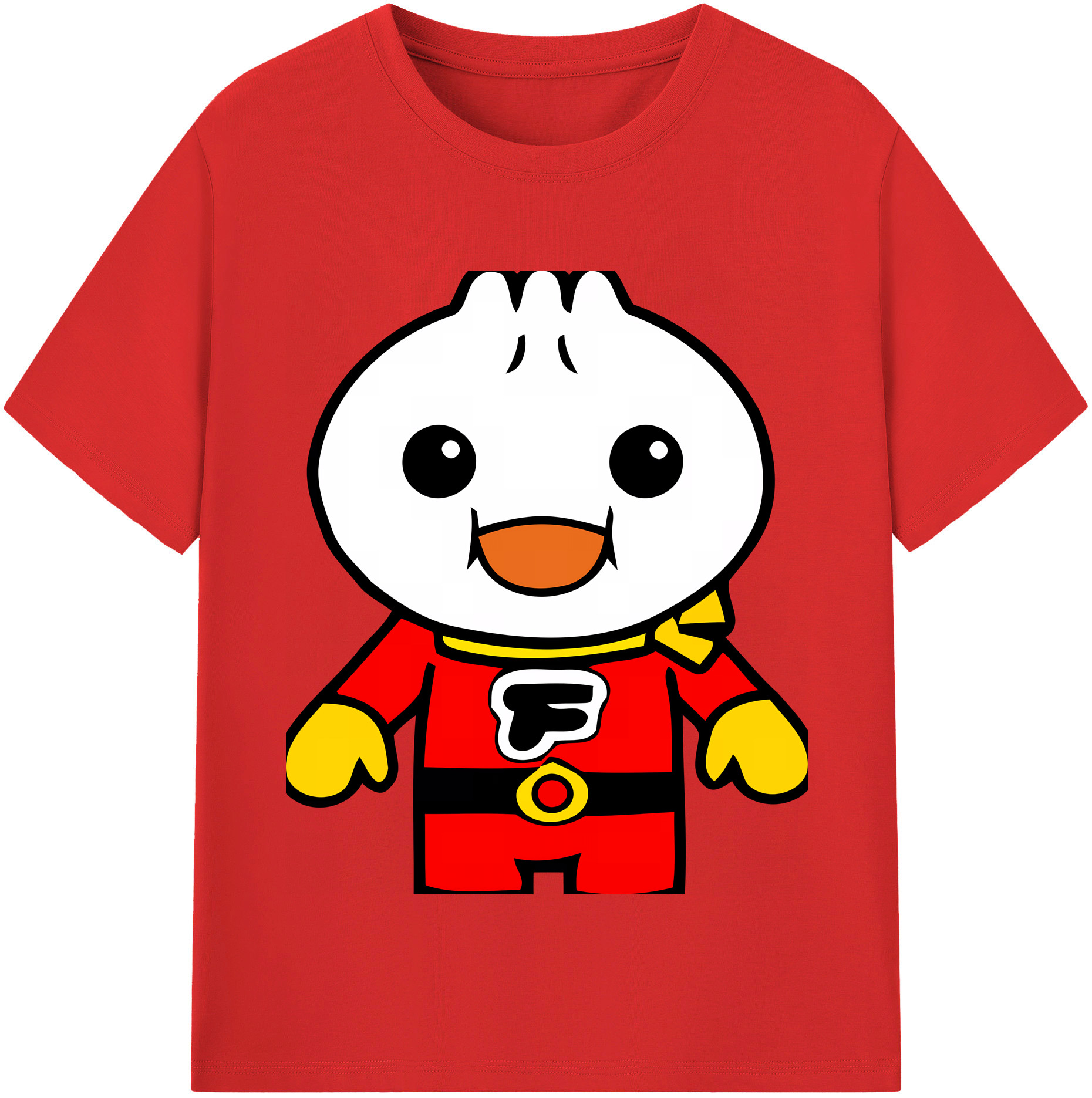 （画像用） アンパンマン Anpanman レディースカジュアルプリントTシャツ（綿100％）