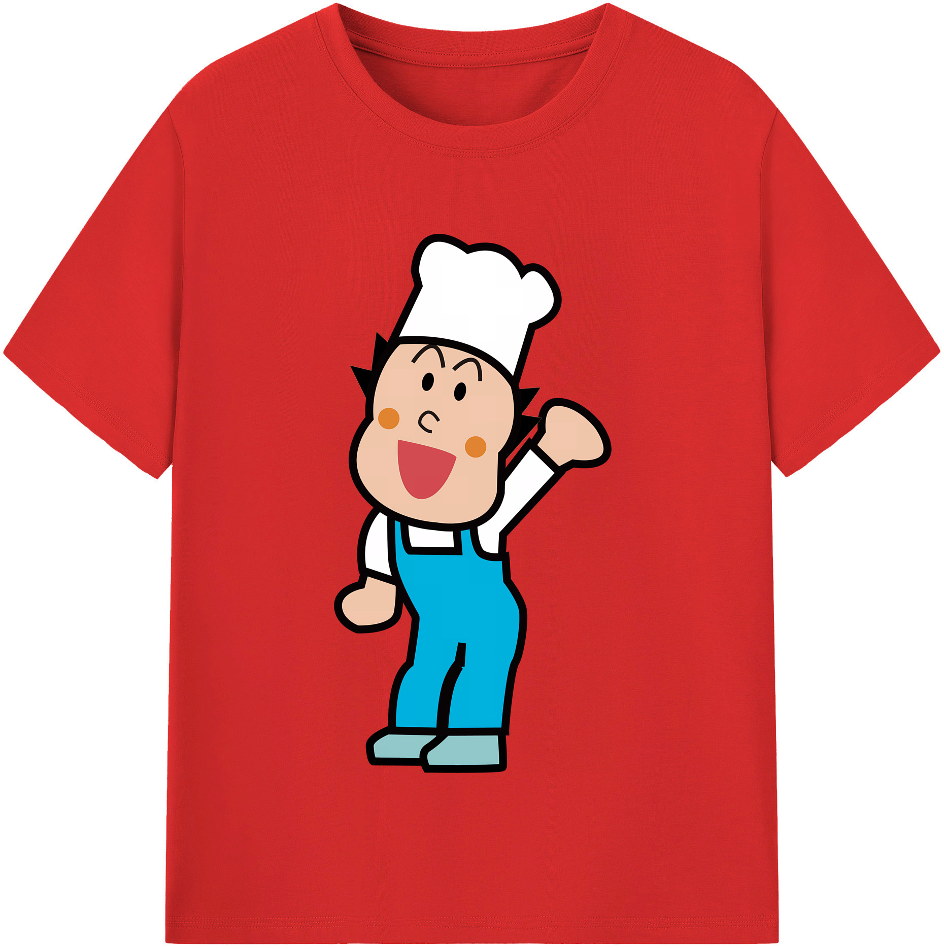 （画像用） アンパンマン Anpanman レディースカジュアルプリントTシャツ（綿100％）